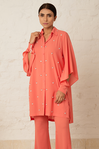 Right angle sequined co-ord