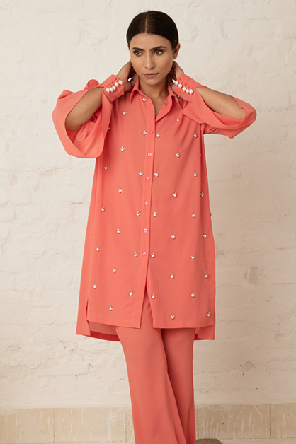 Right angle sequined co-ord