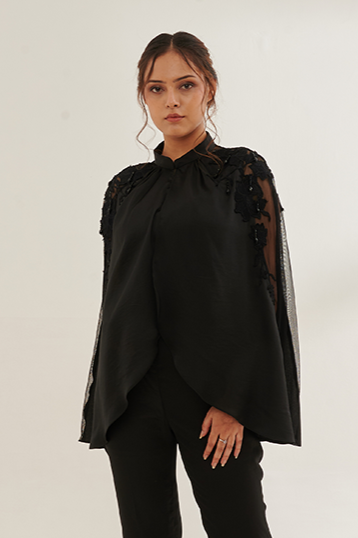 Black formal cape online