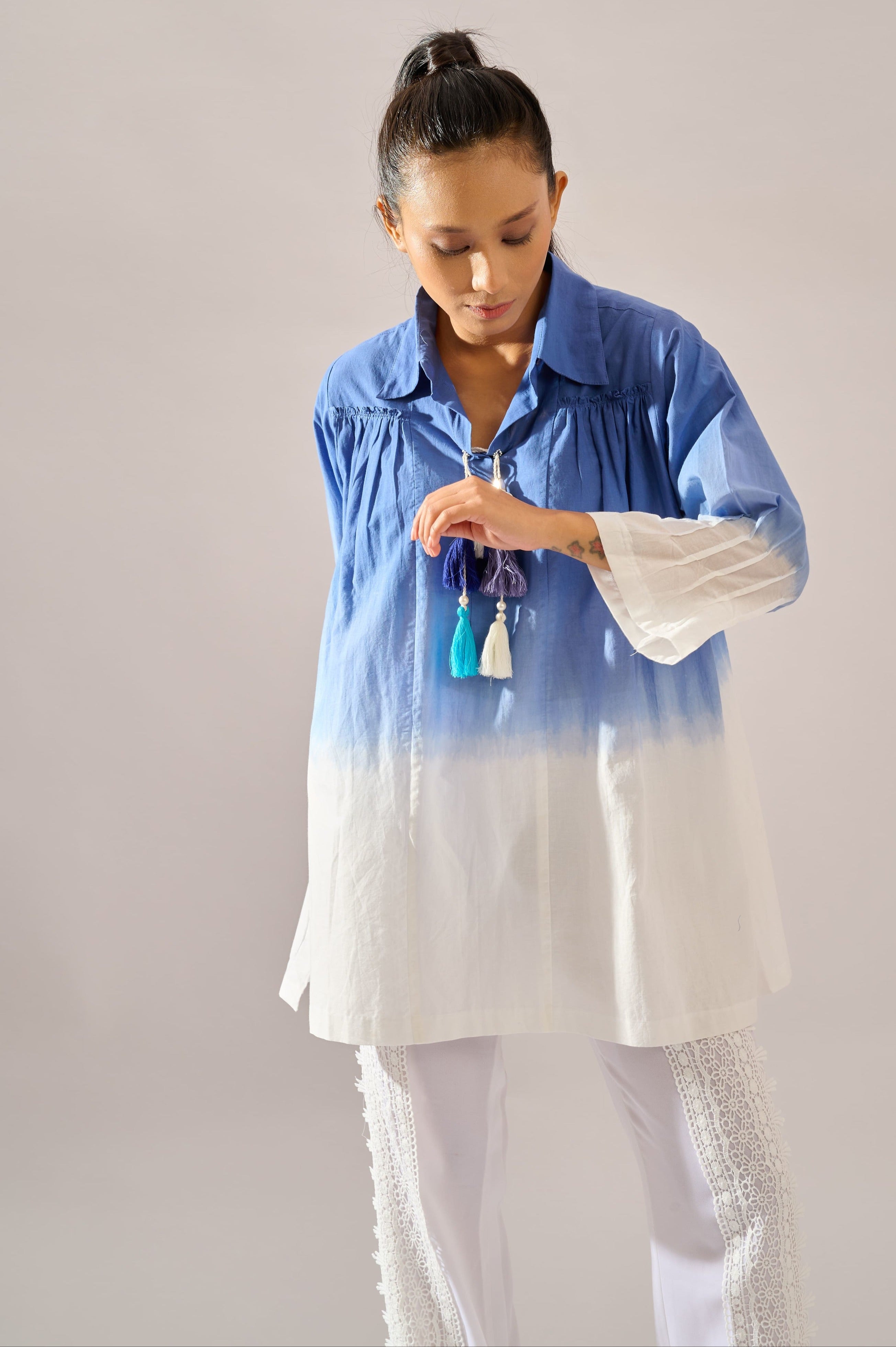 Dipsy ombre cotton top
