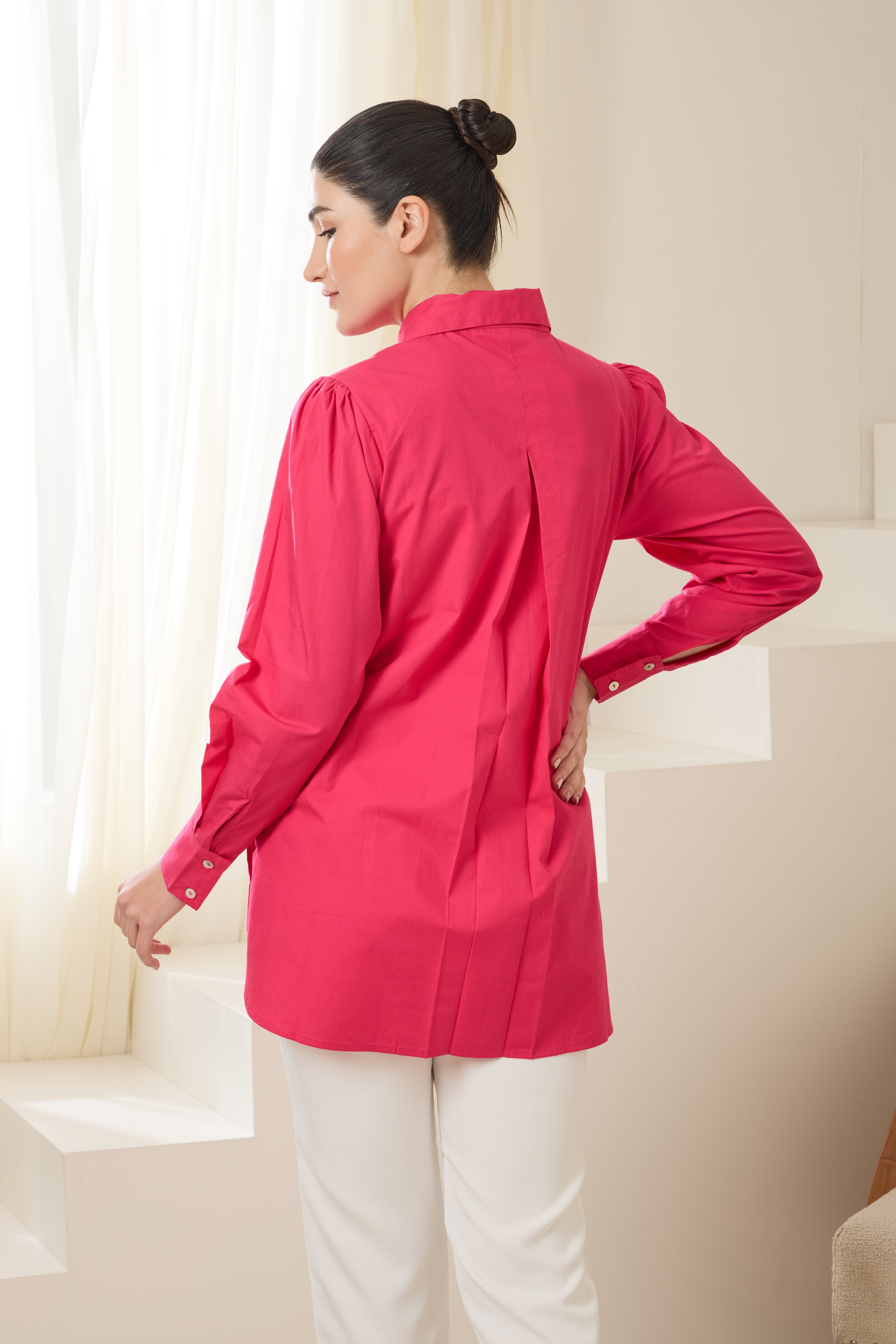 STERLING SEQUINED POPLIN SHIRT