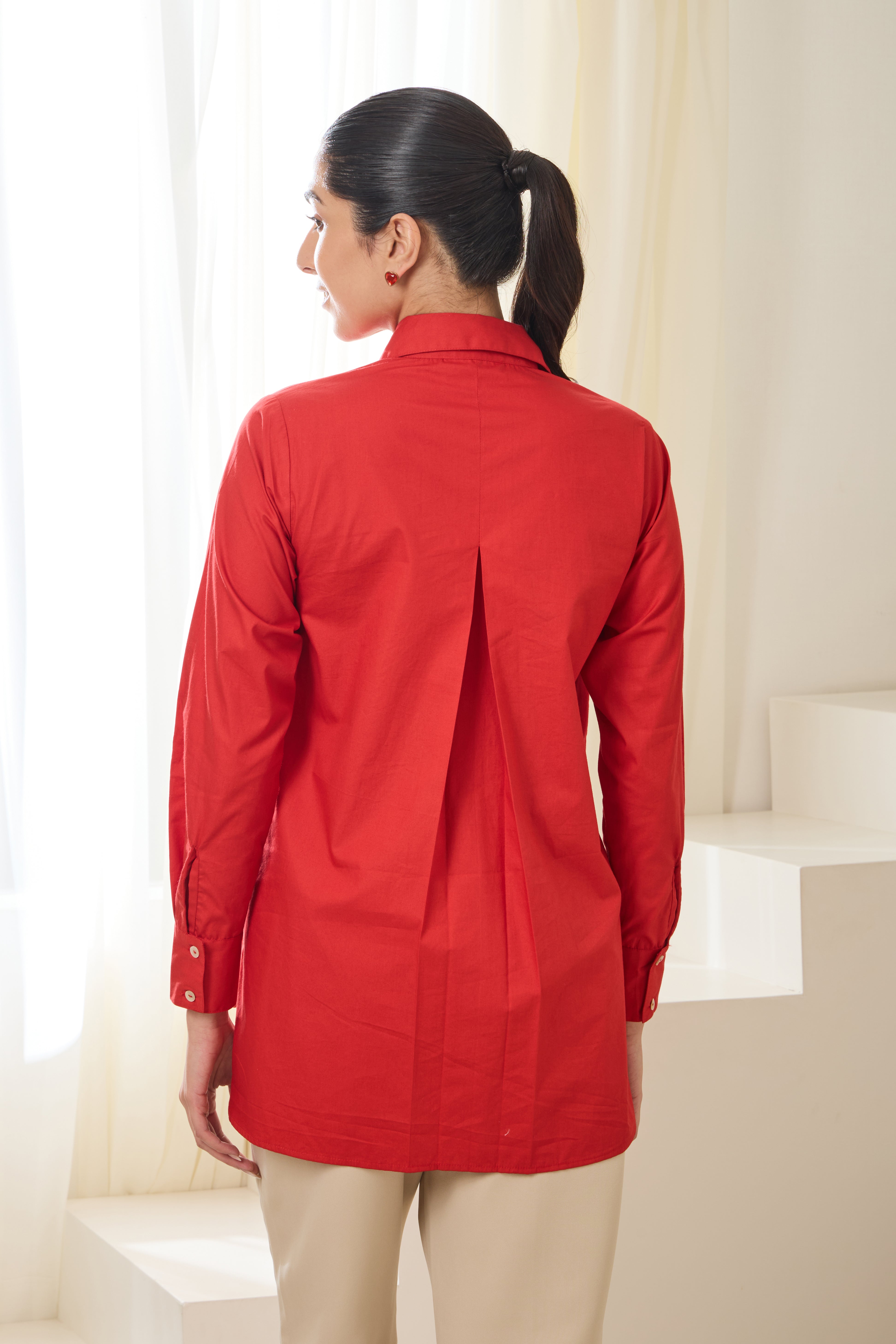 ROCOCO SEQUINED POPLIN SHIRT