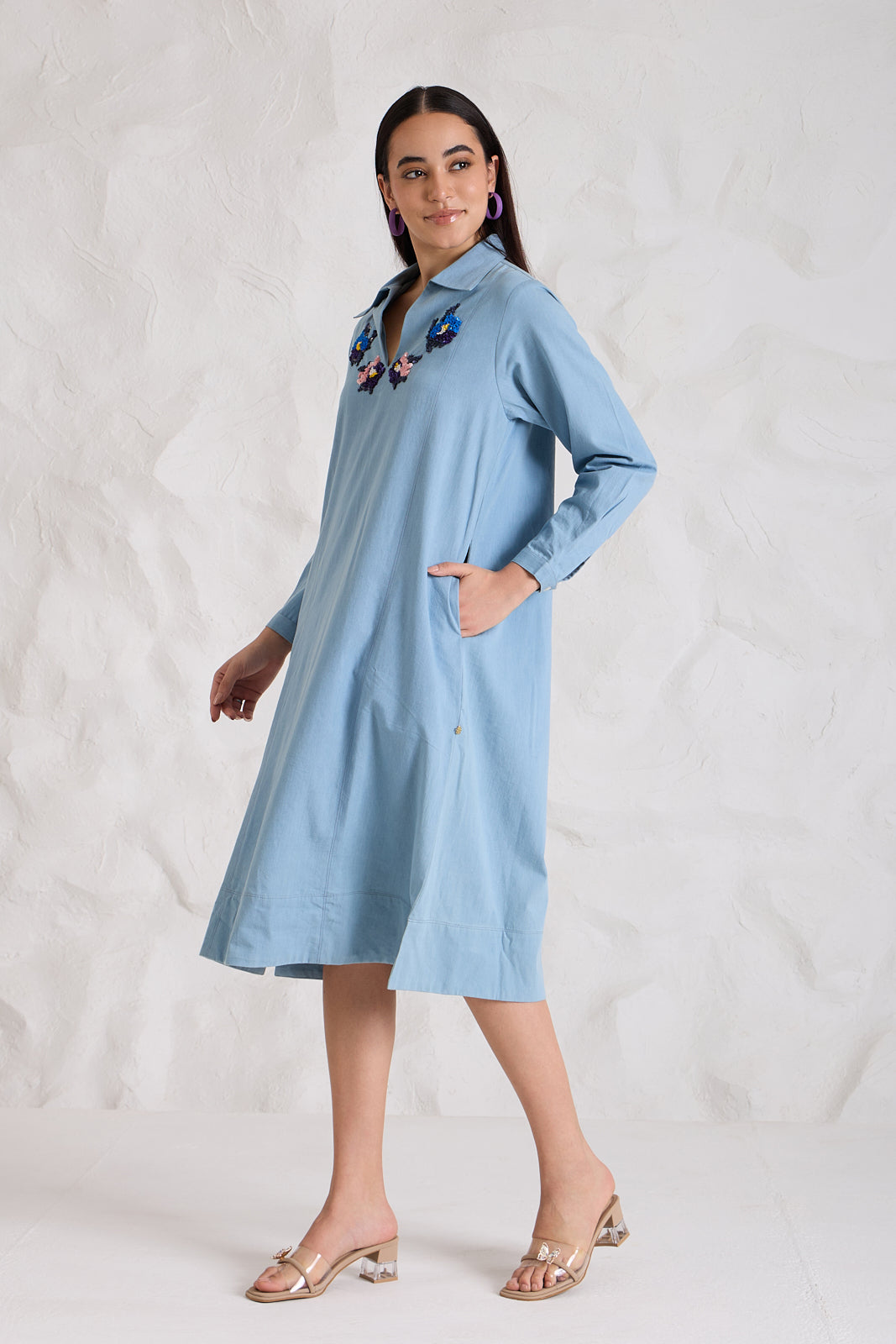 BEBE denim dress
