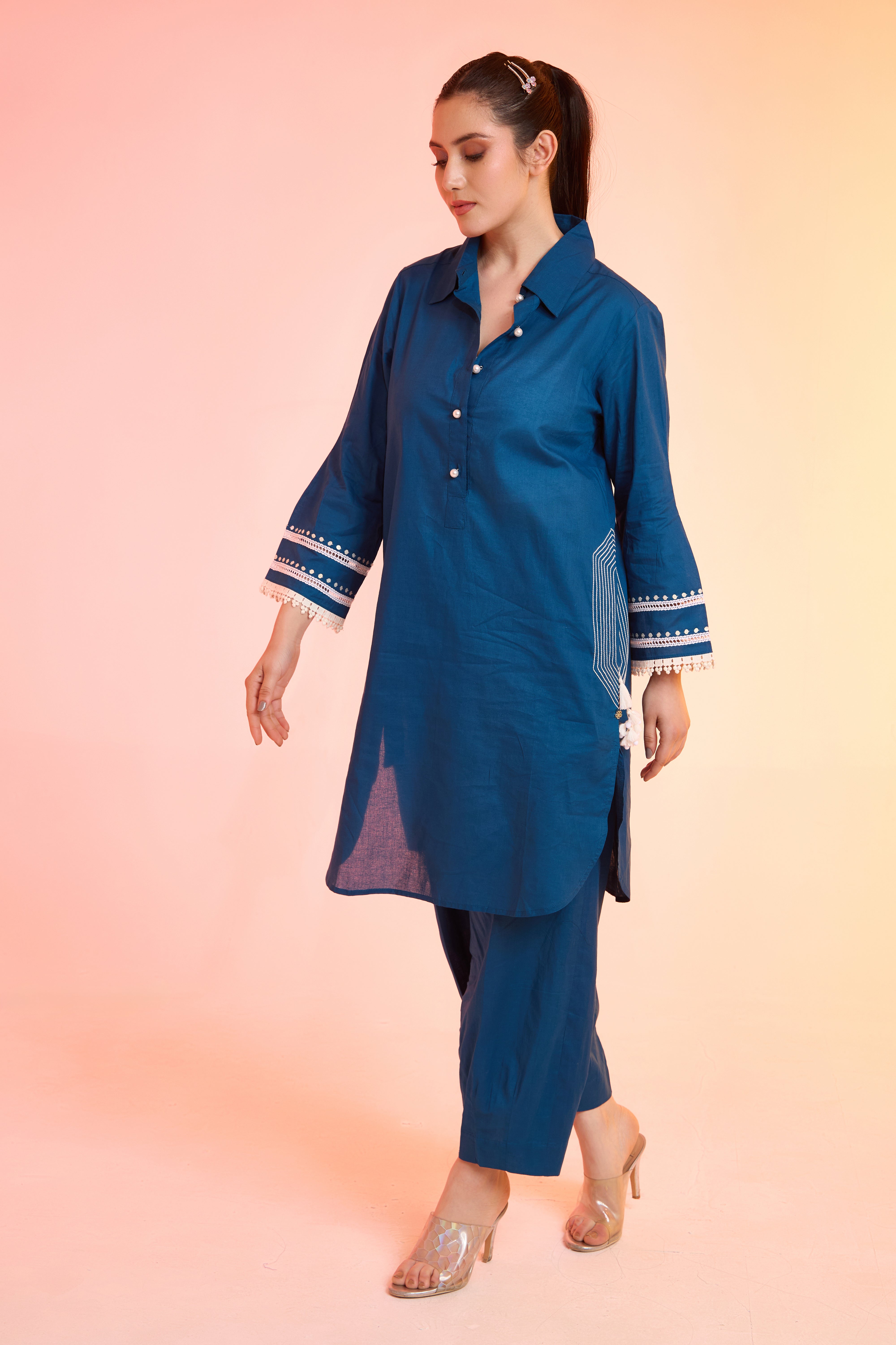 INDIY cotton tunic set
