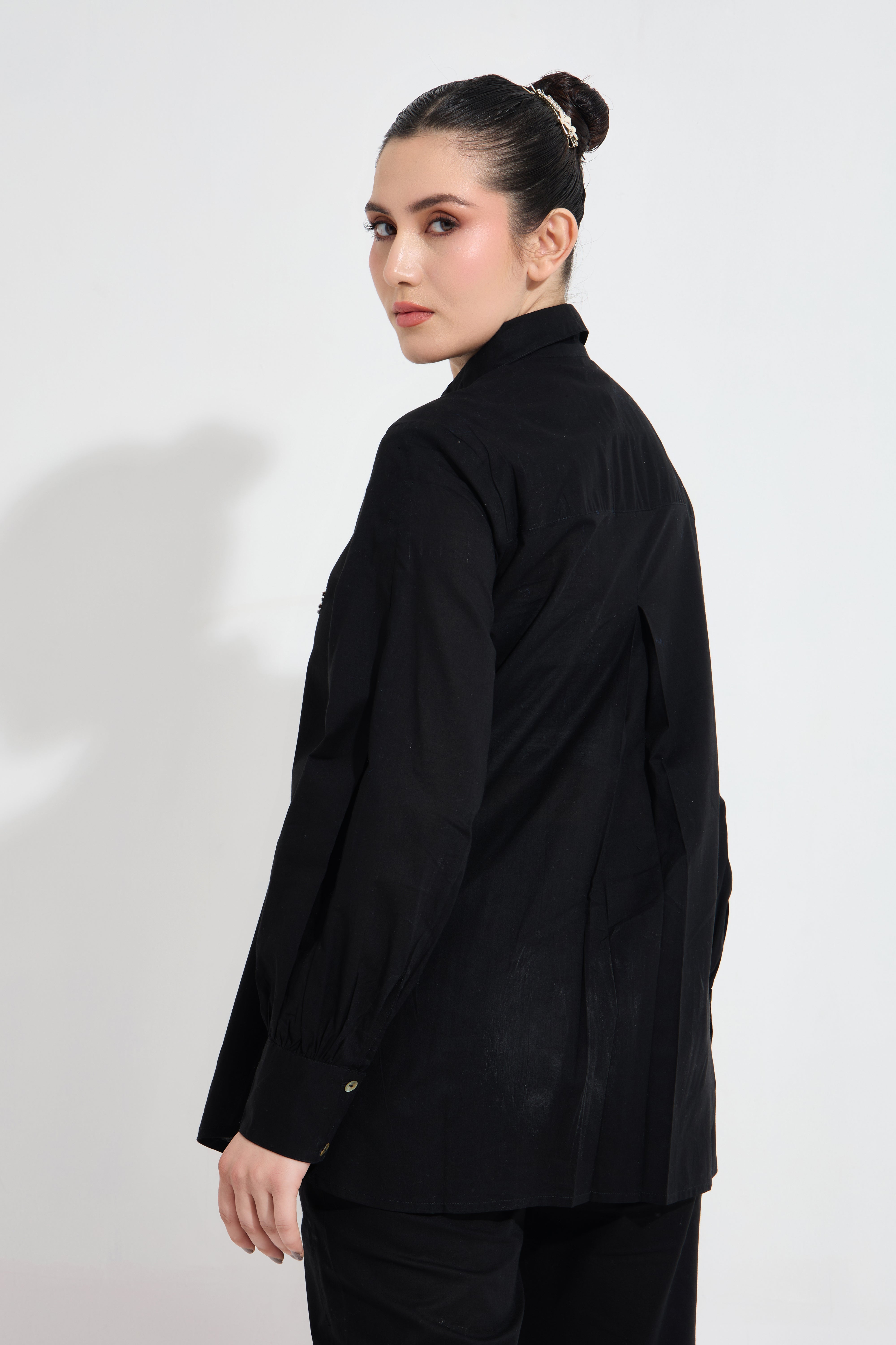 pippin swarovski formal cotton shirt