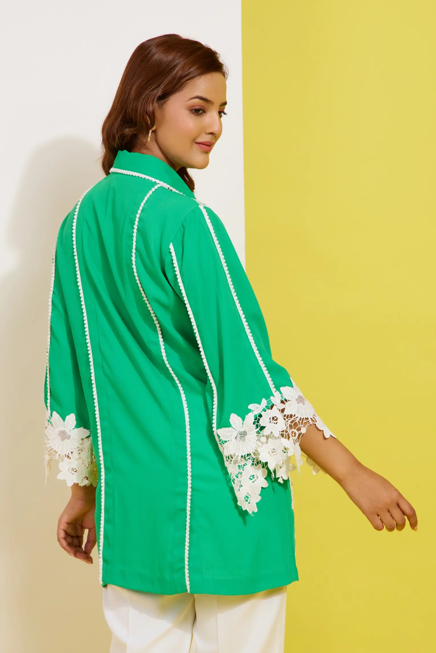 just lace formal shirt