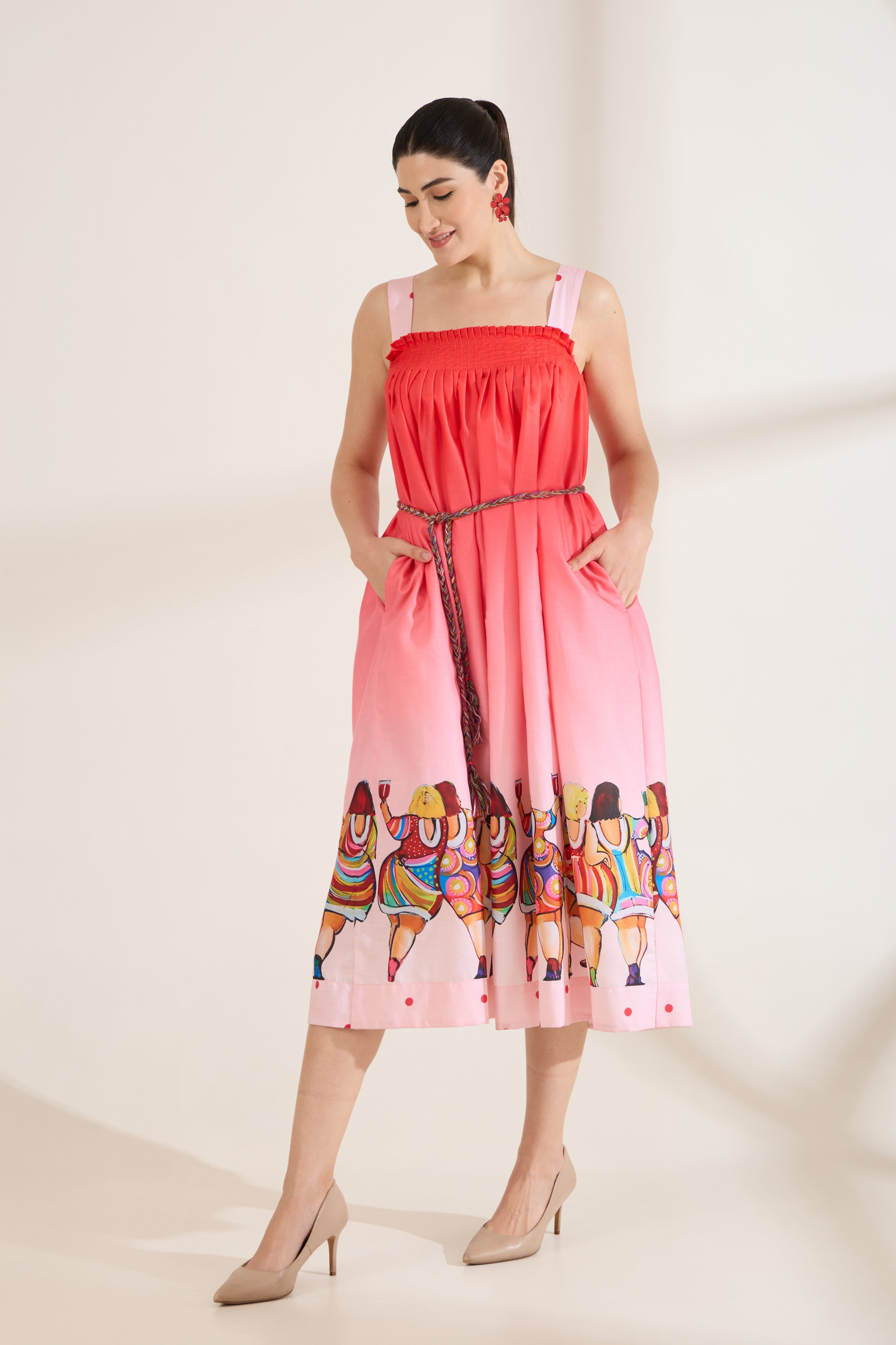 LAUDIES PRINTED DRESS