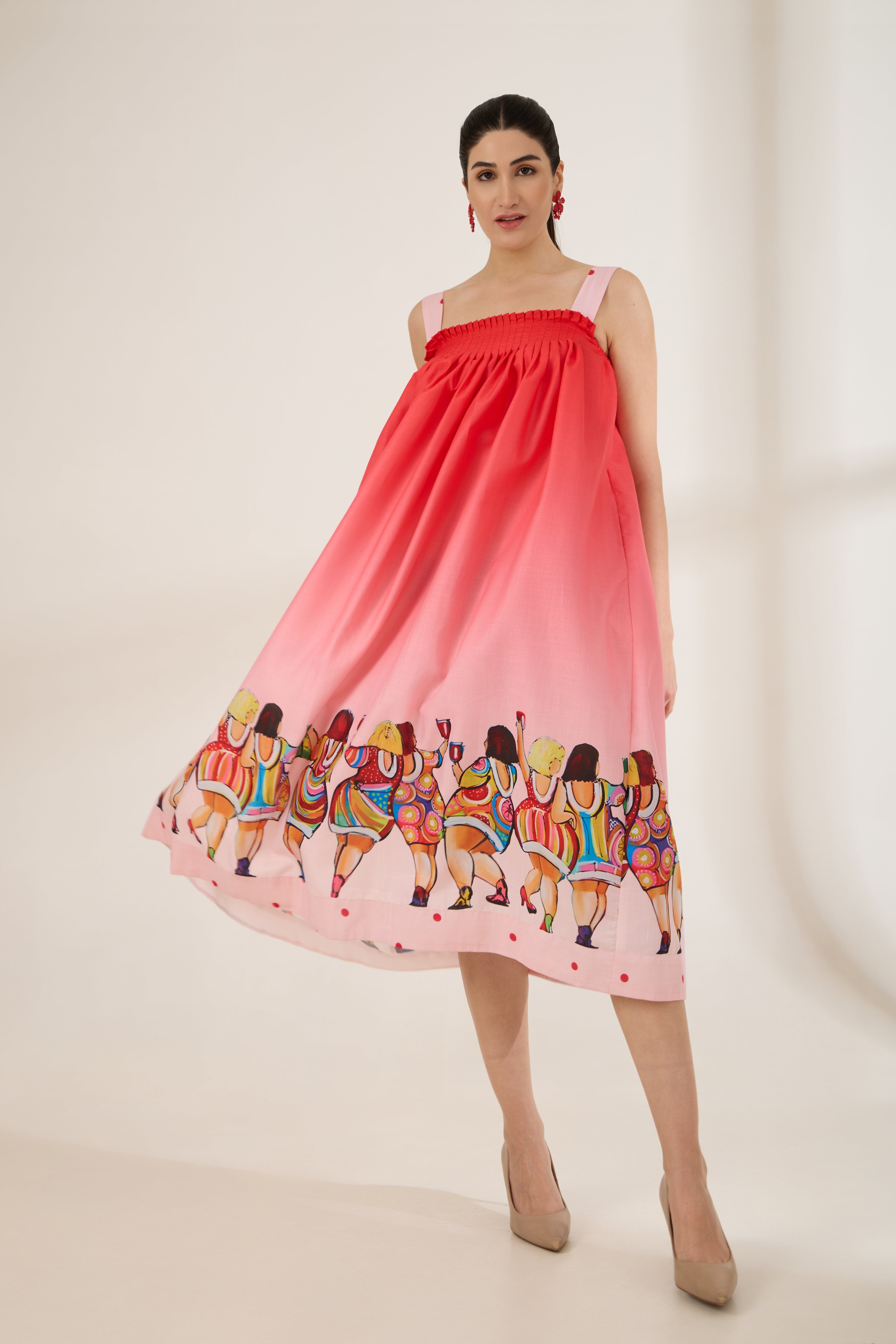 LAUDIES PRINTED DRESS
