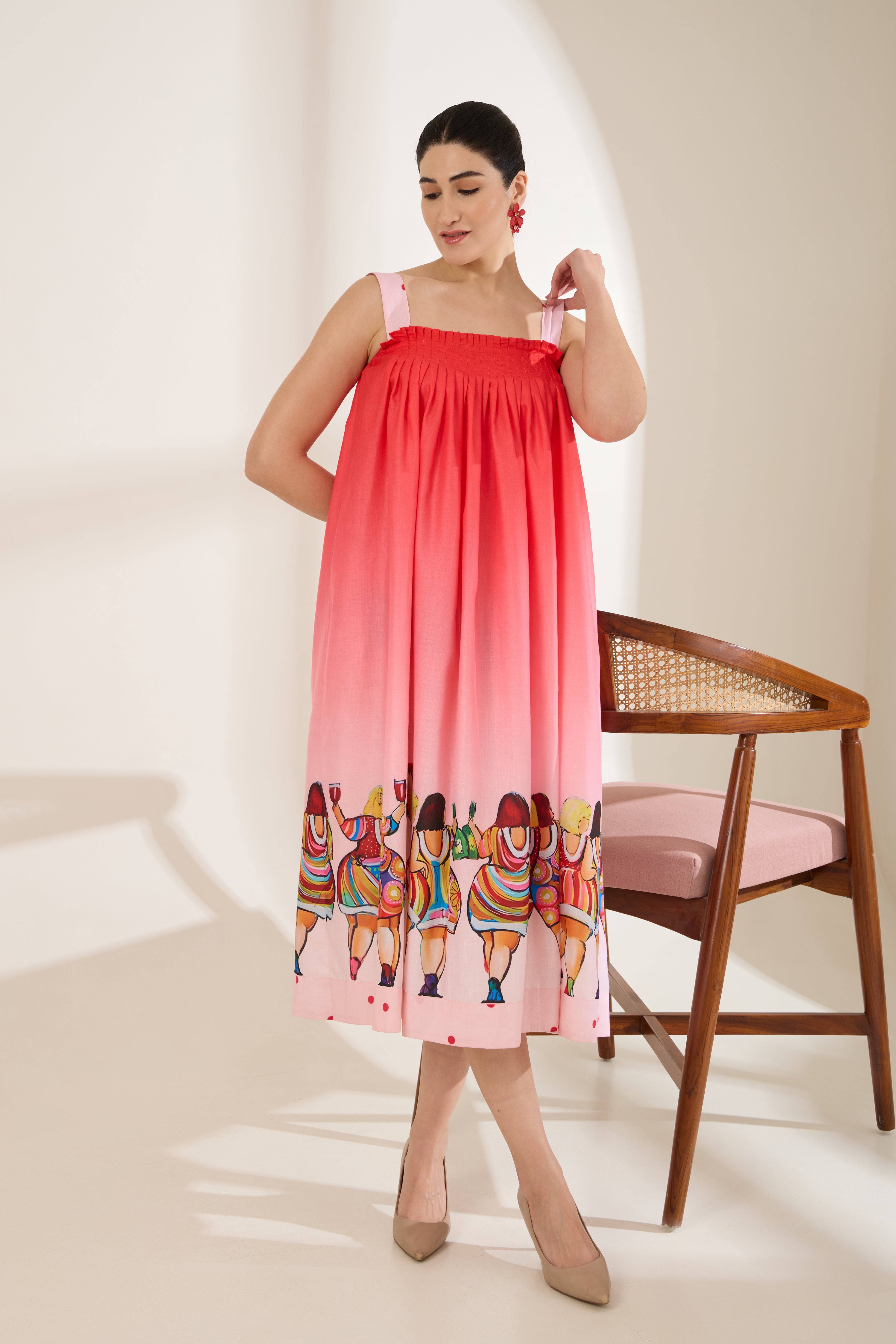LAUDIES PRINTED DRESS