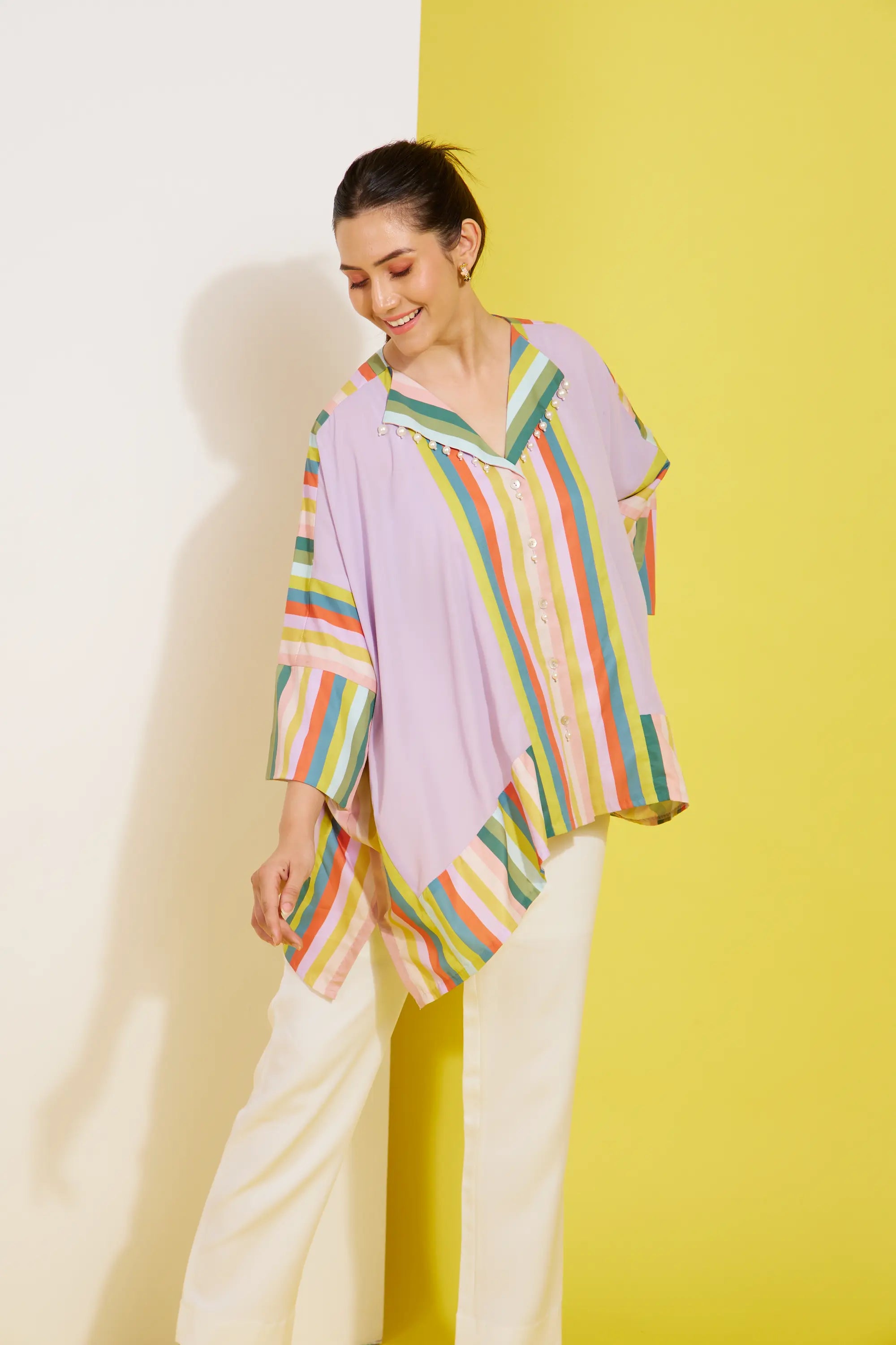 kaftaanish printed shirt