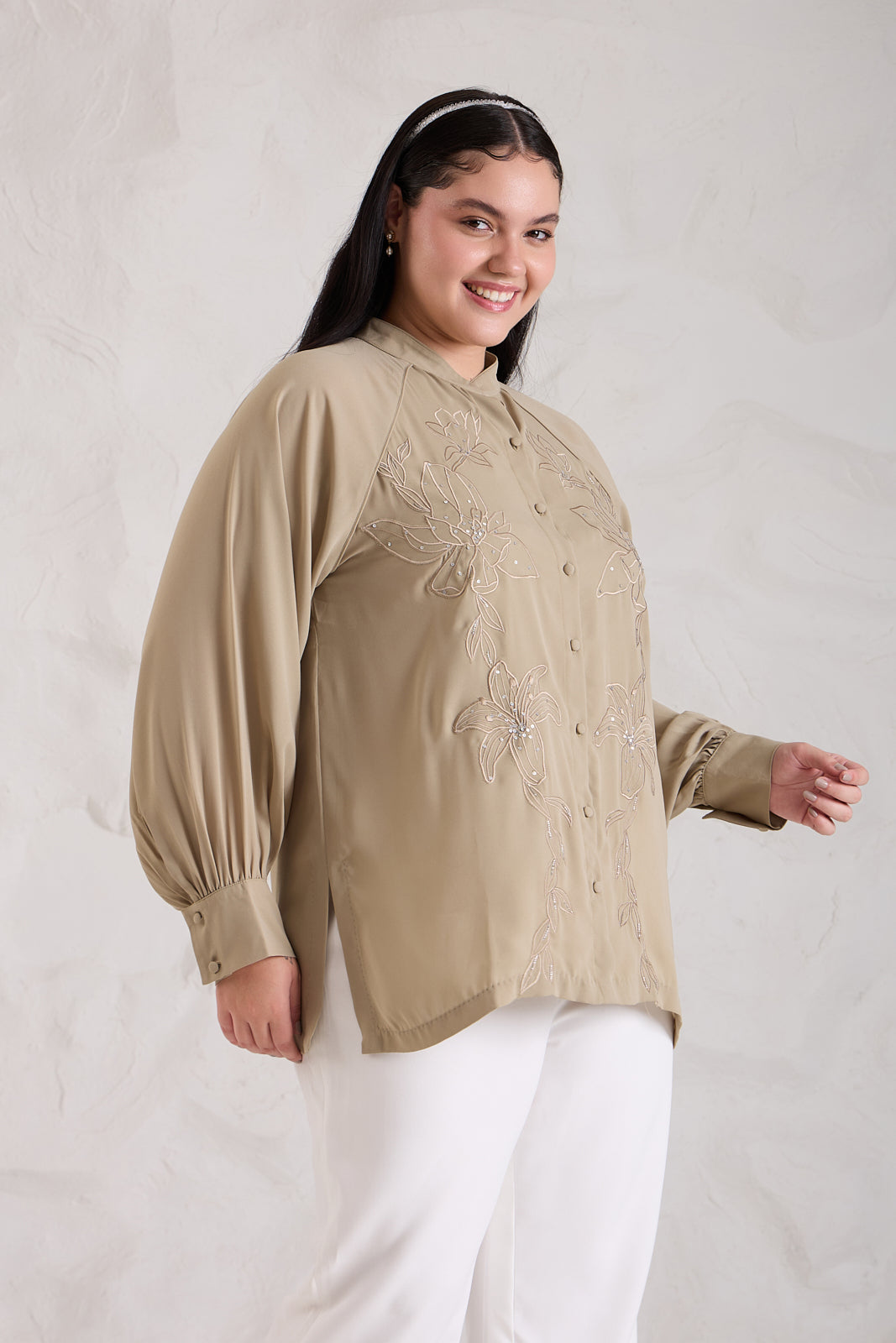 CHARMER embroidered shirt