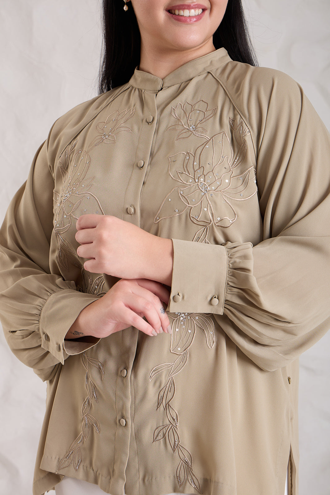 CHARMER embroidered shirt