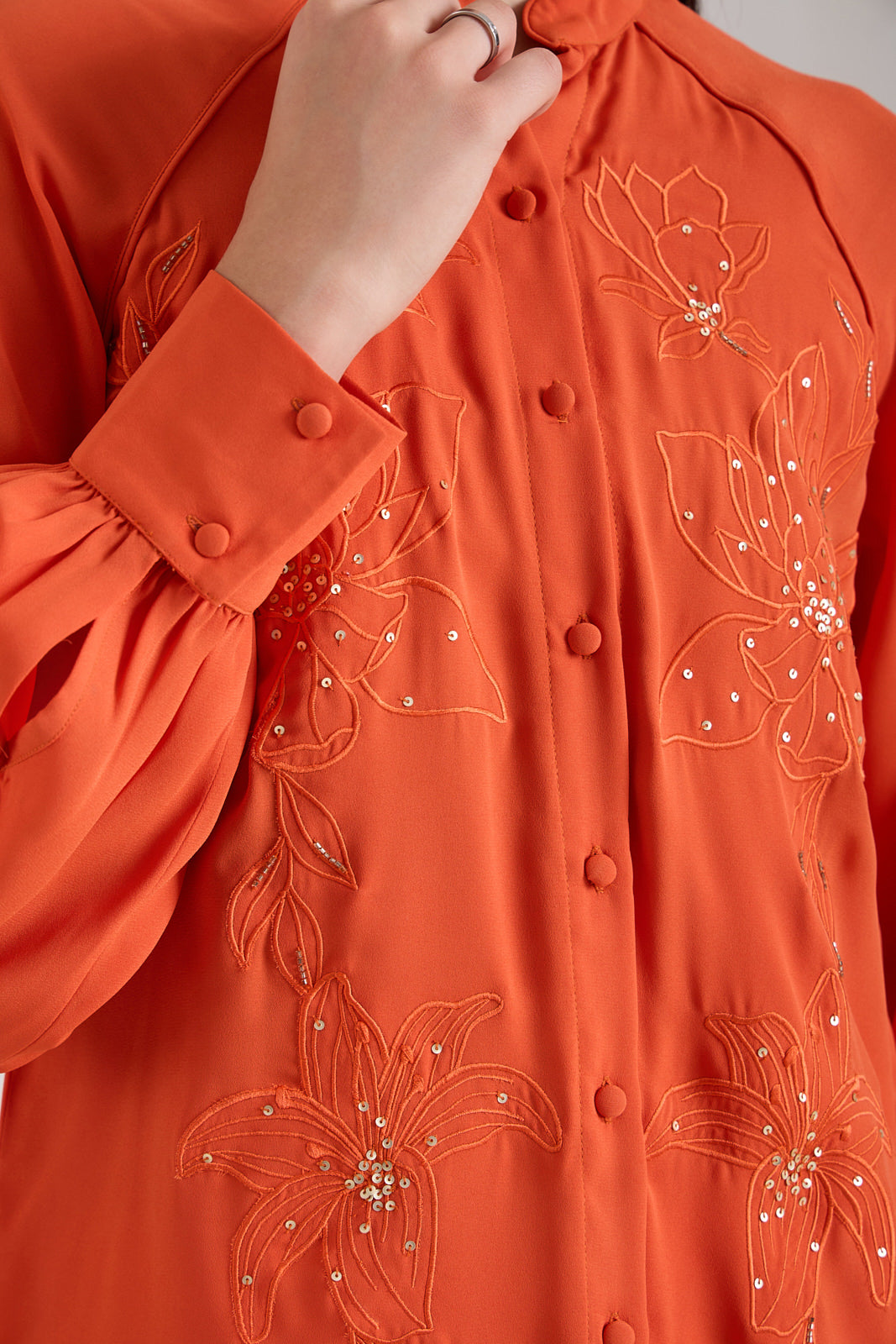 CHARMER embroidered shirt