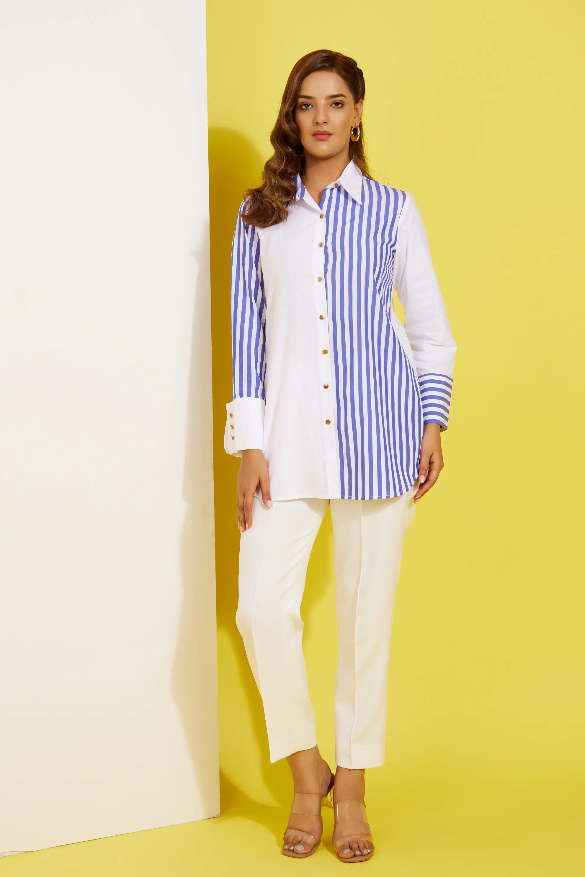 CHICONTRAST cotton shirt