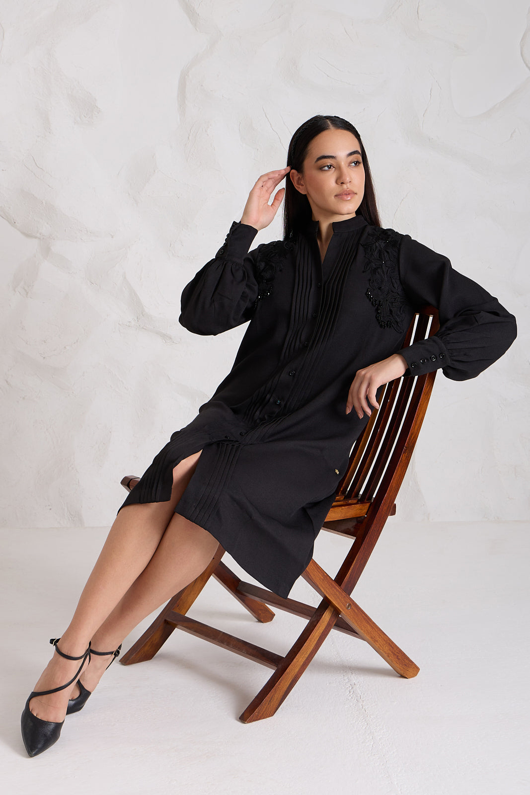 JADE crepe dress