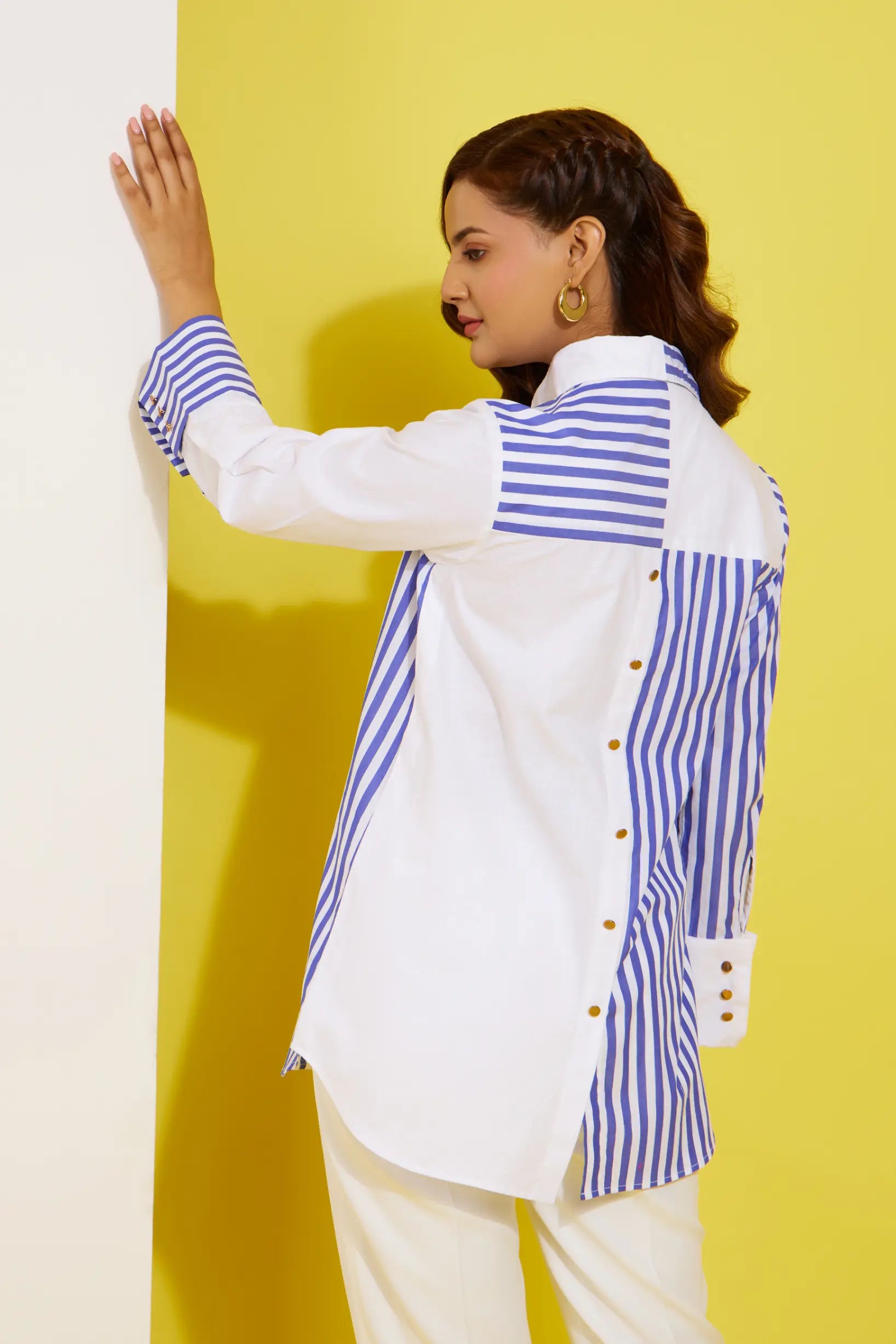 CHICONTRAST cotton shirt