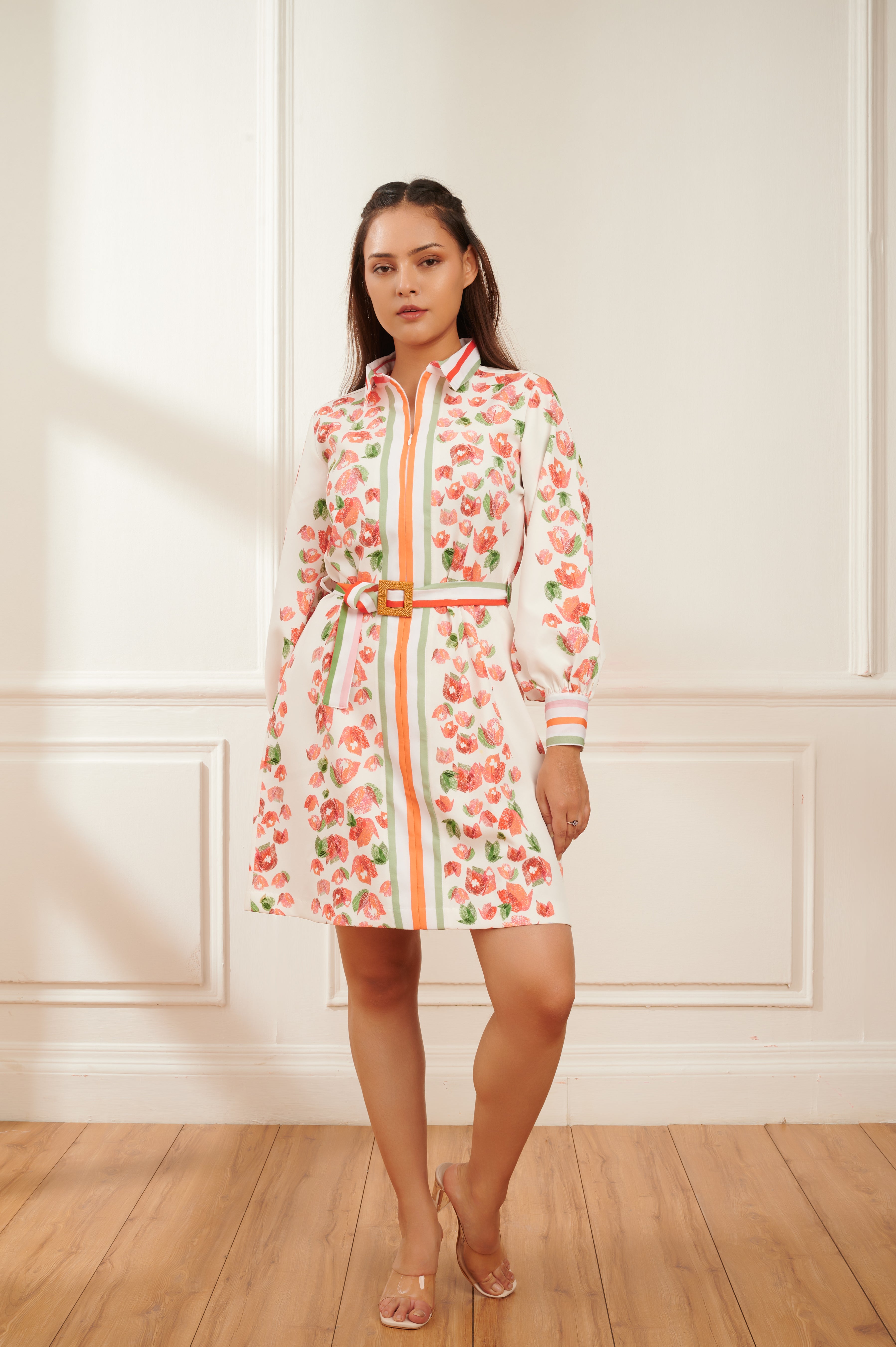 SUNKISS formal printed dress