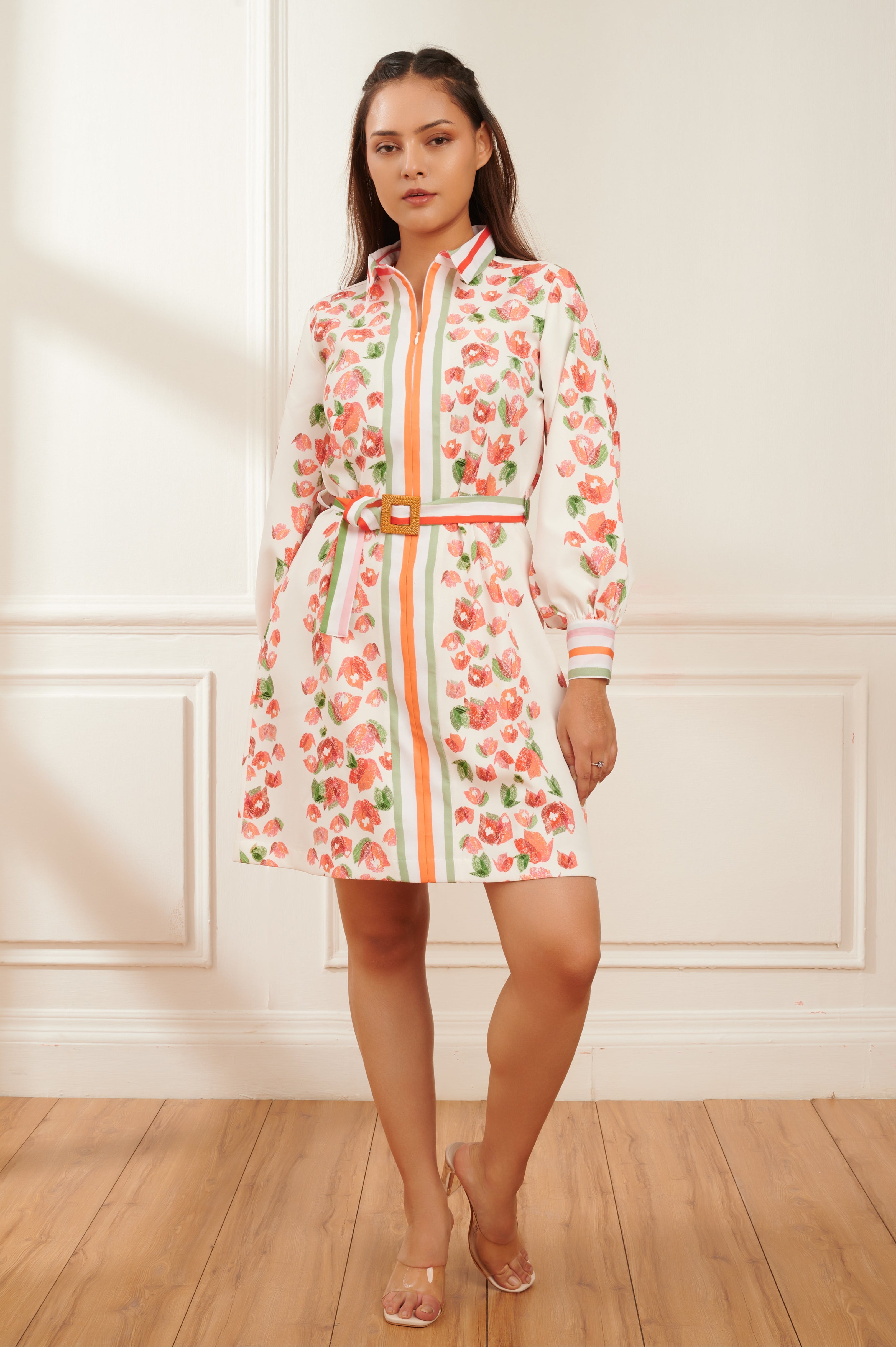 SUNKISS formal printed dress