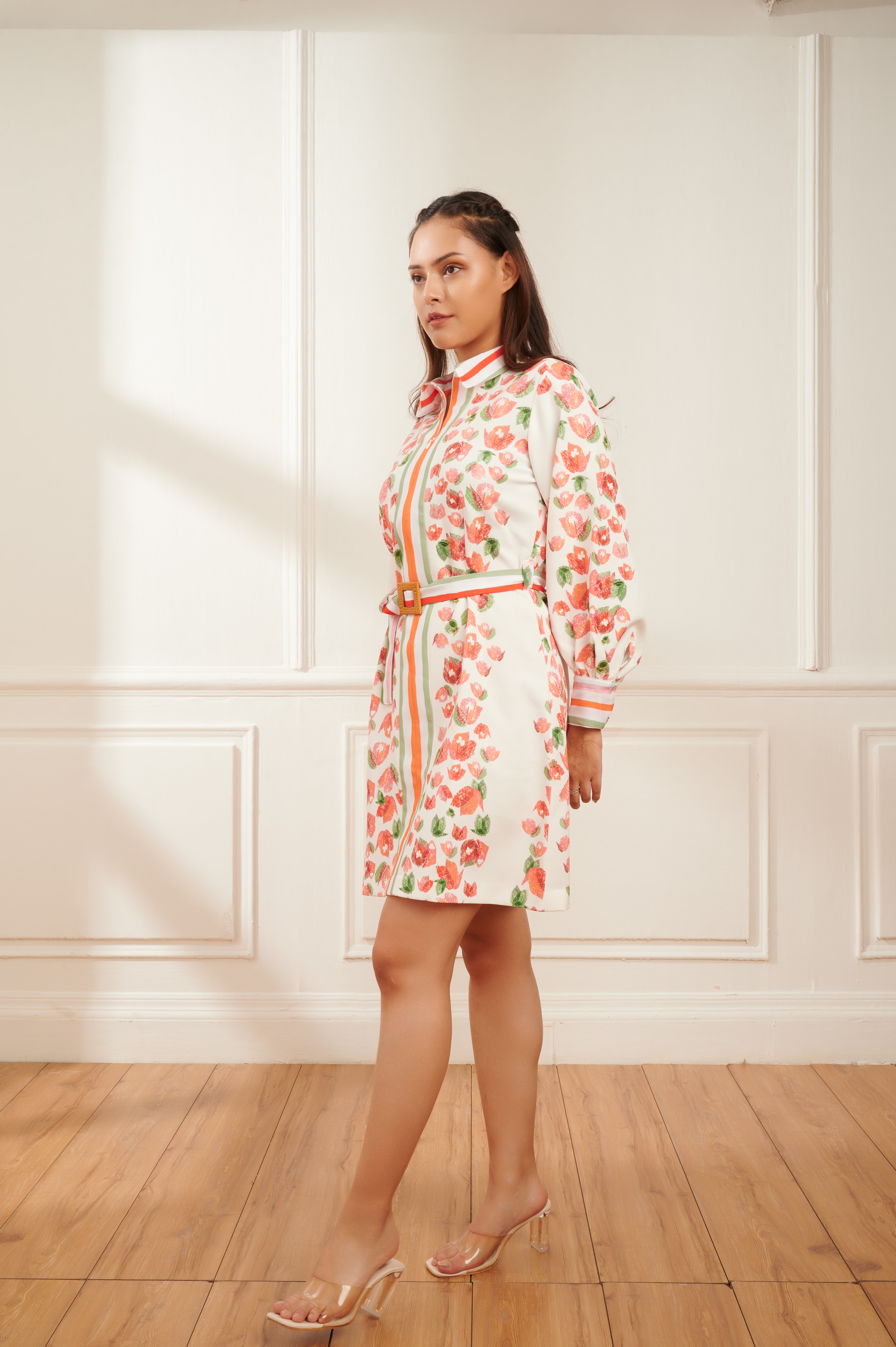 SUNKISS formal printed dress
