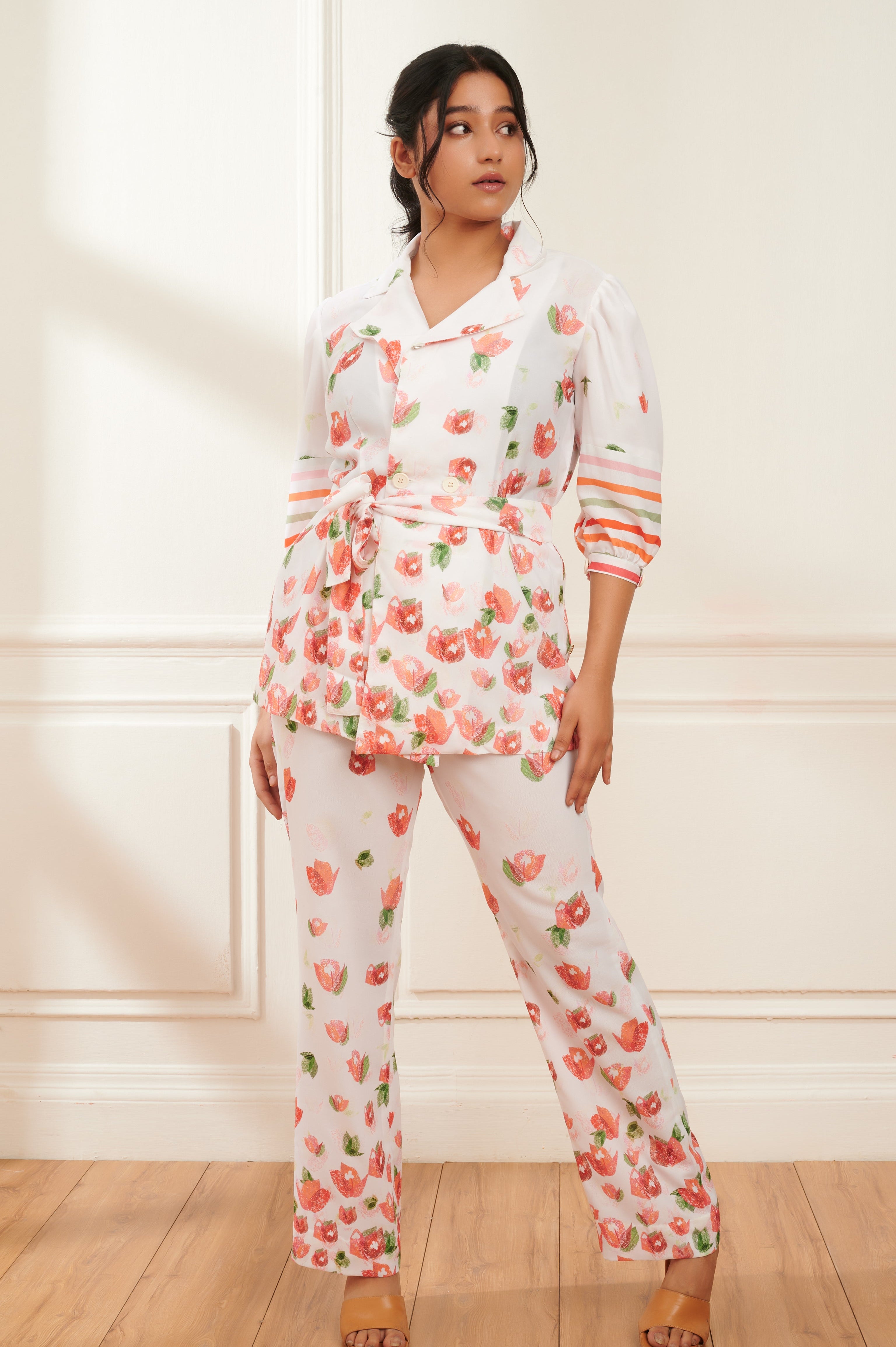 BLOSSOM printed co-ord set
