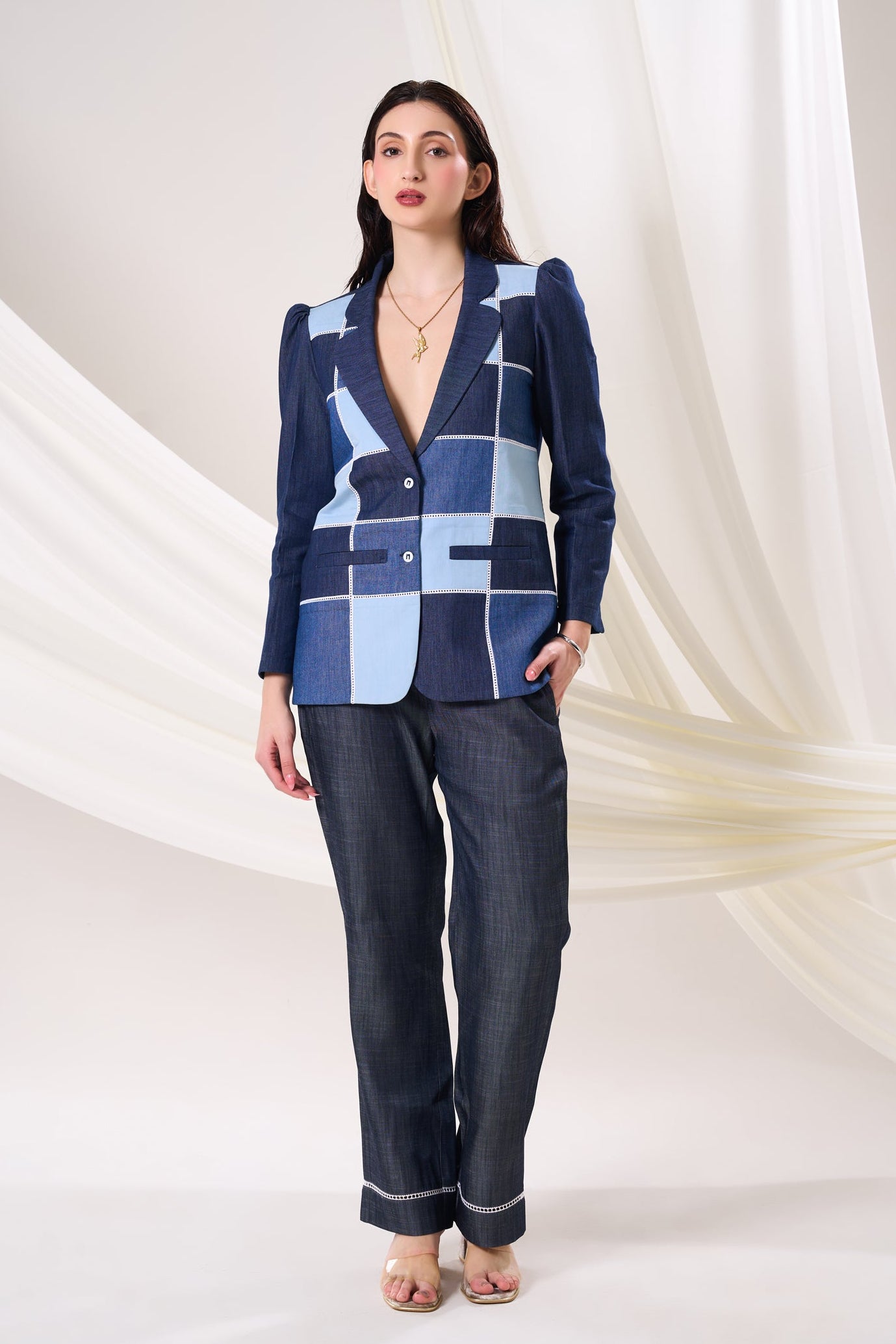 PATCHTILE DENIM JACKET