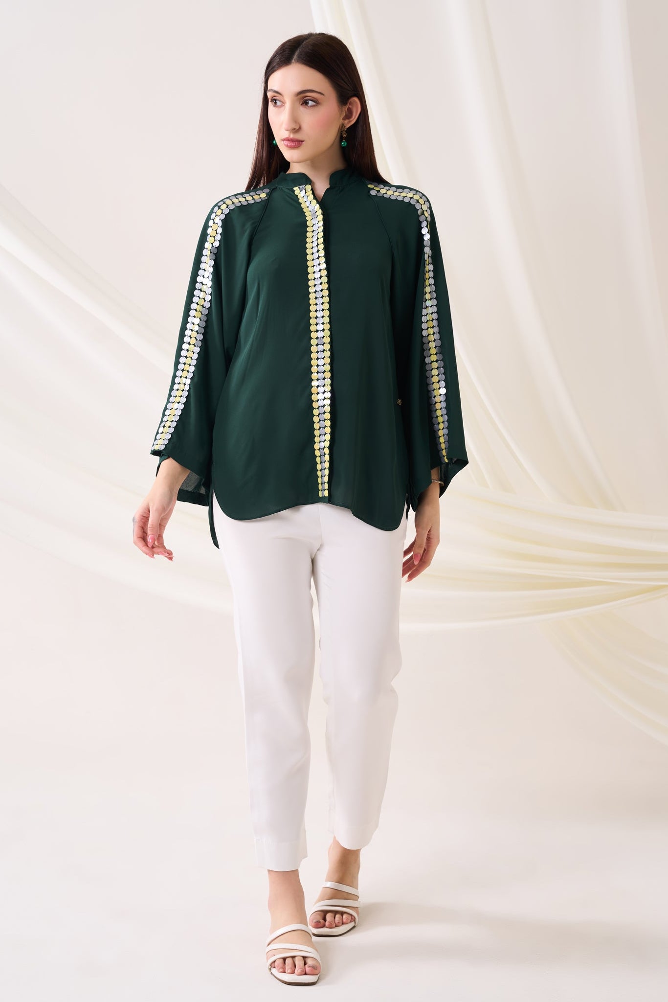 FOREST SEQUINED SHIRT