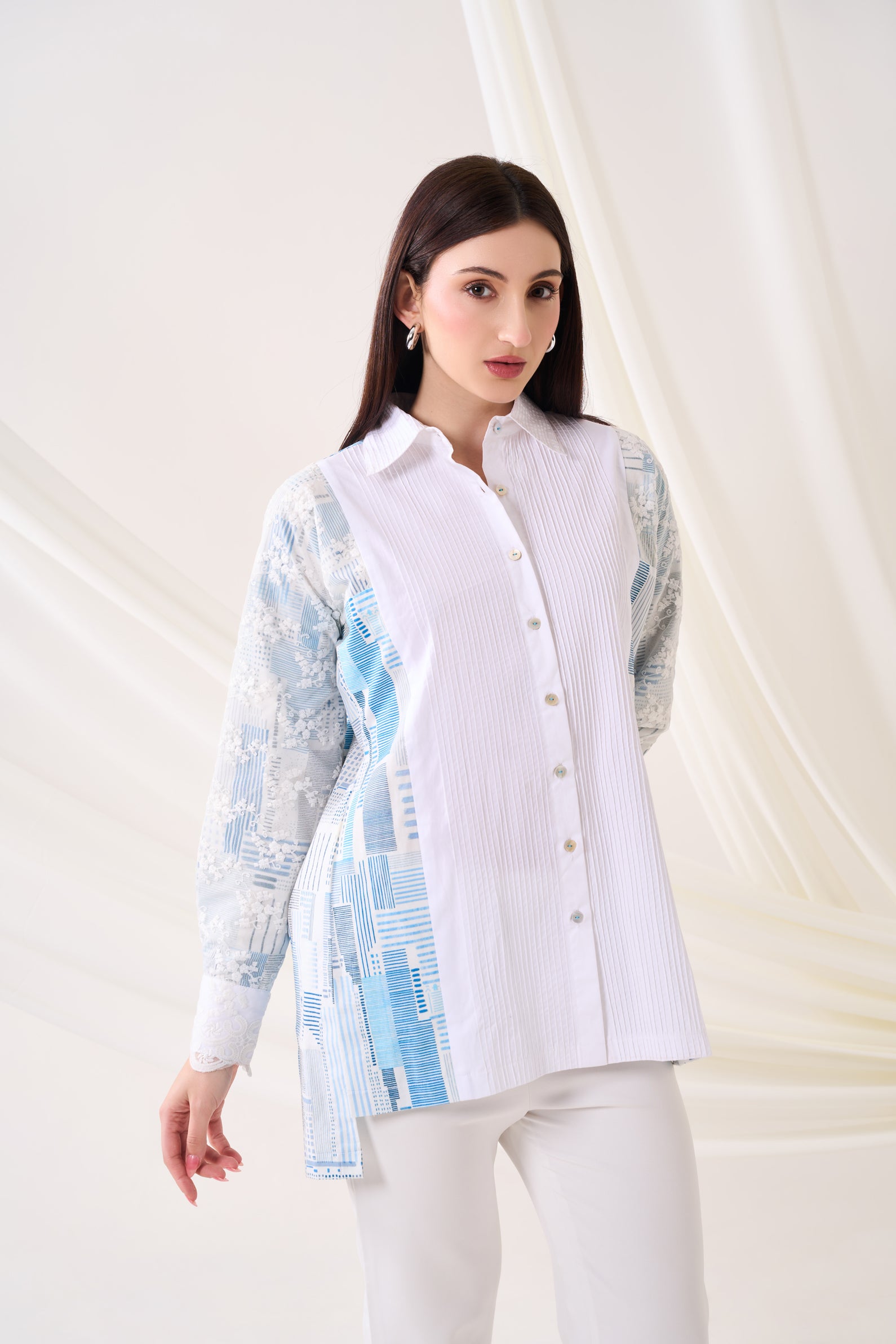 CITYLACE POPLIN SHIRT