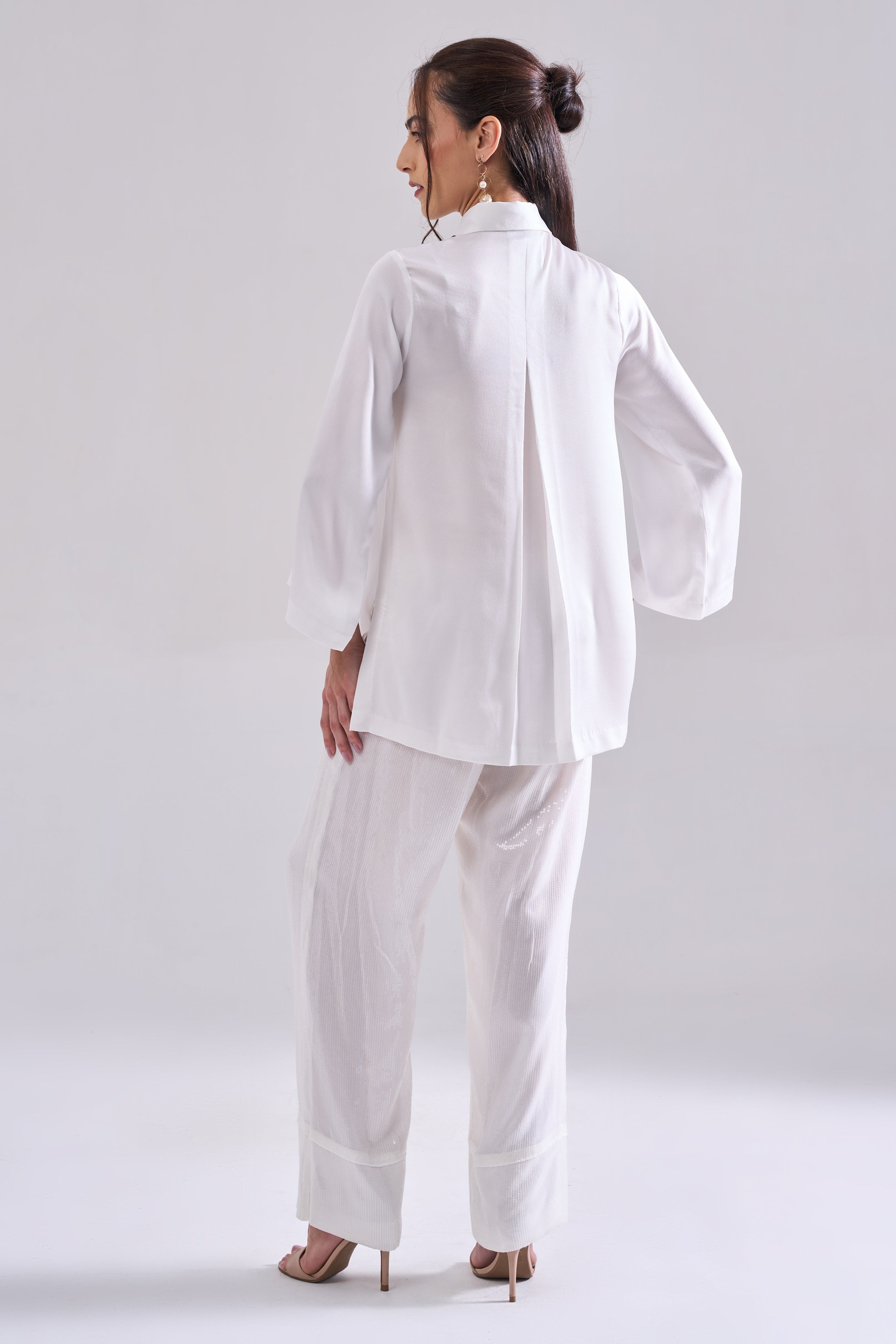 SNOWHITE SEQUINED SHIRT