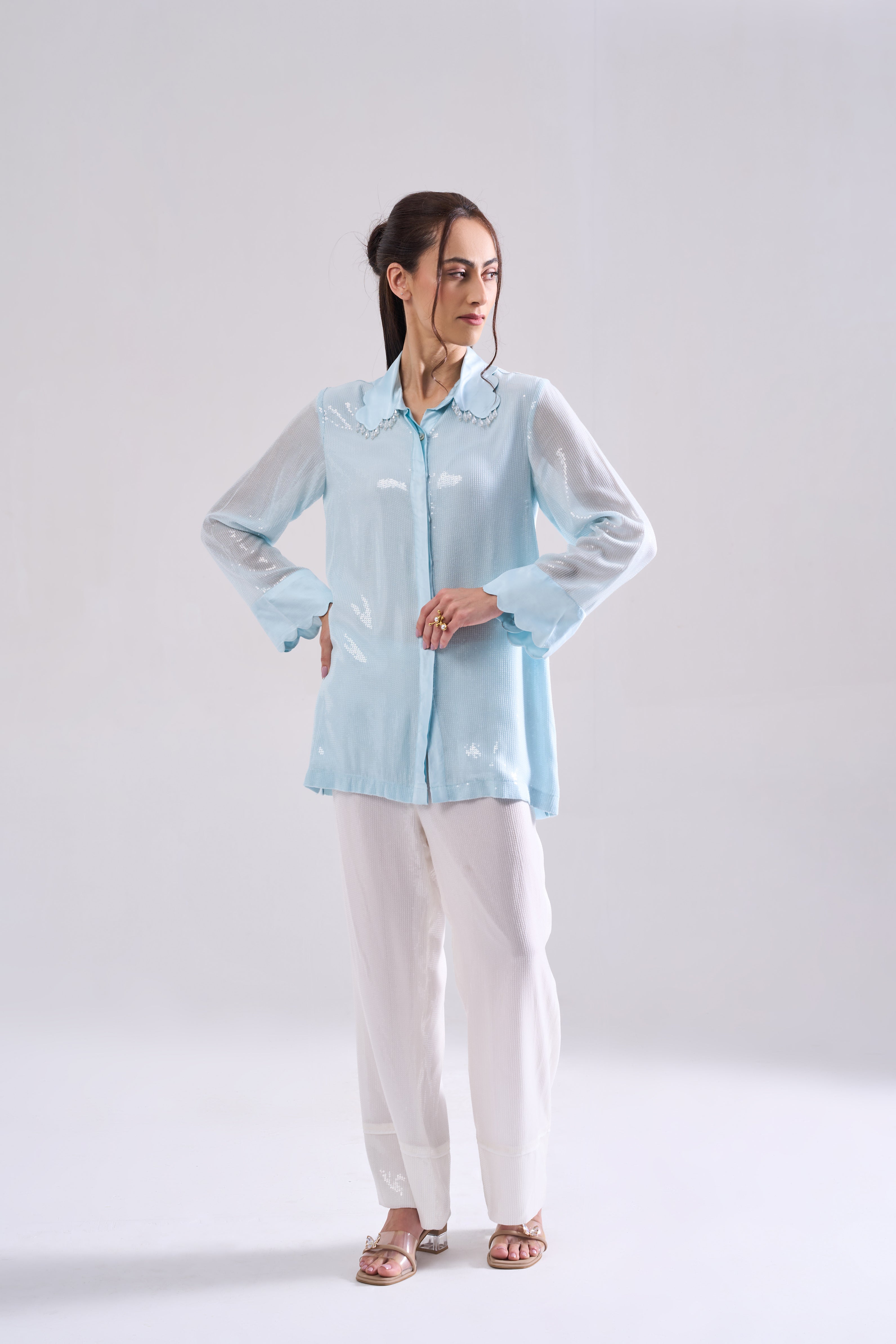 SHIMMER SEQUIN SHIRT