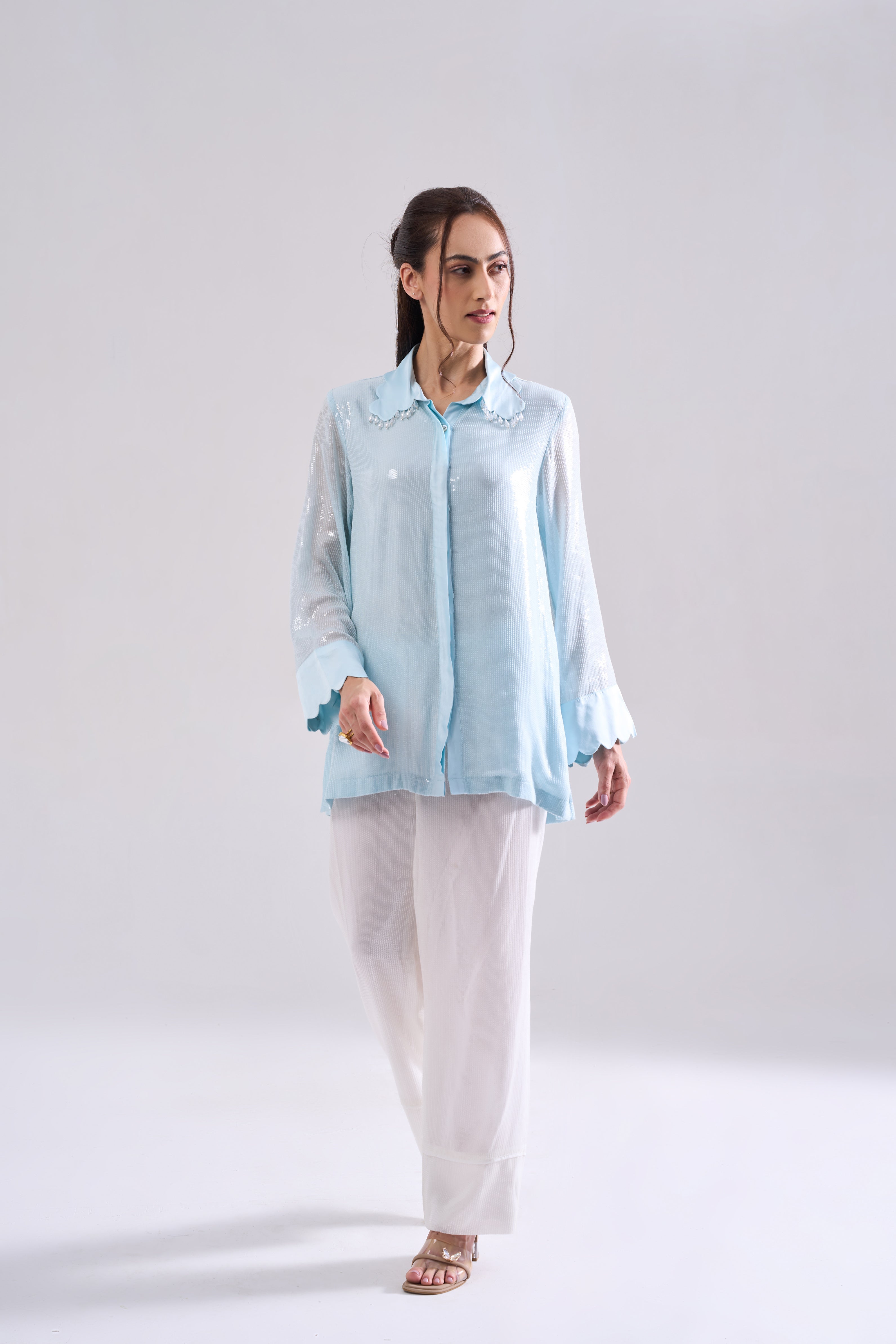 SHIMMER SEQUIN SHIRT