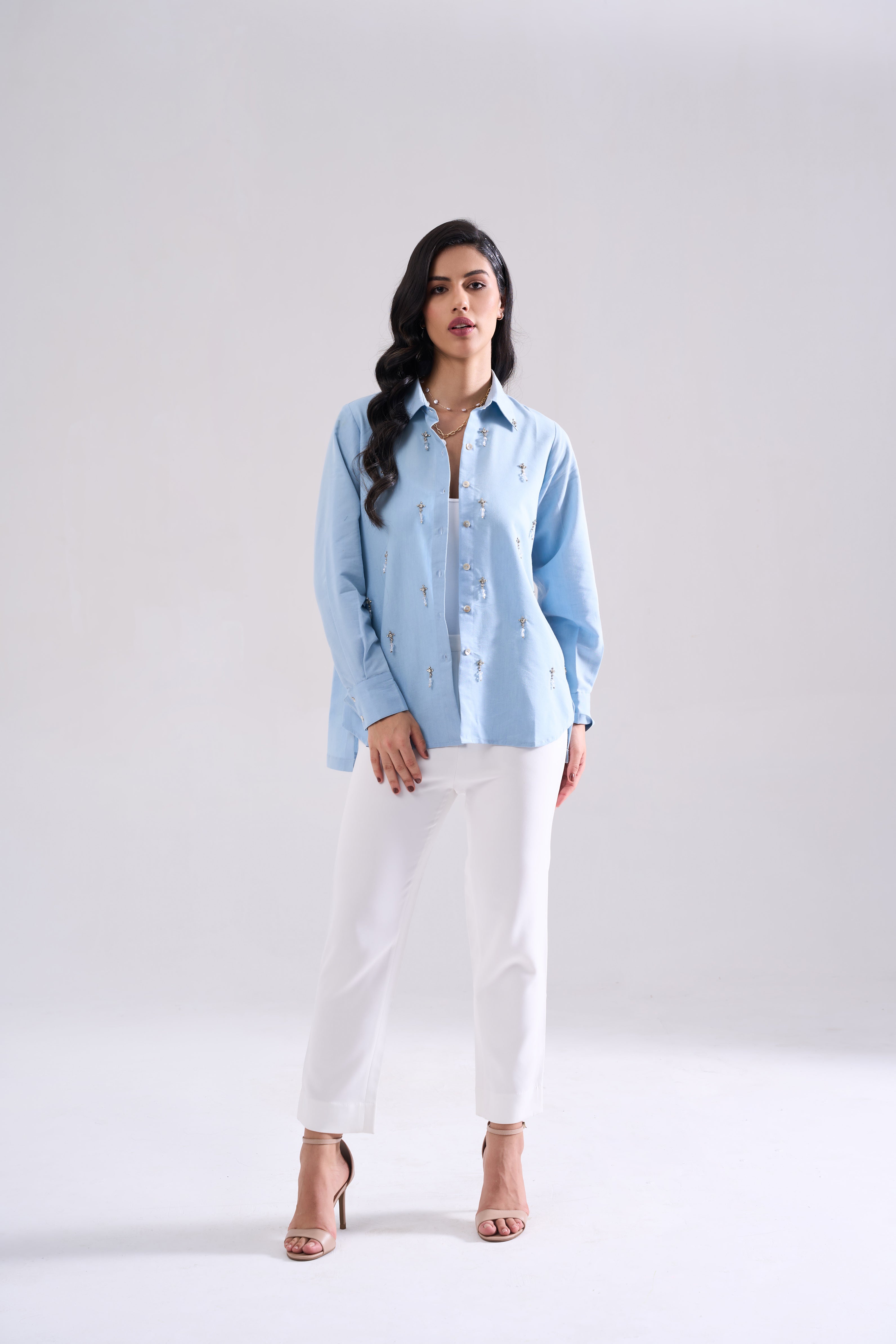 STELLA SEQUINED SHIRT