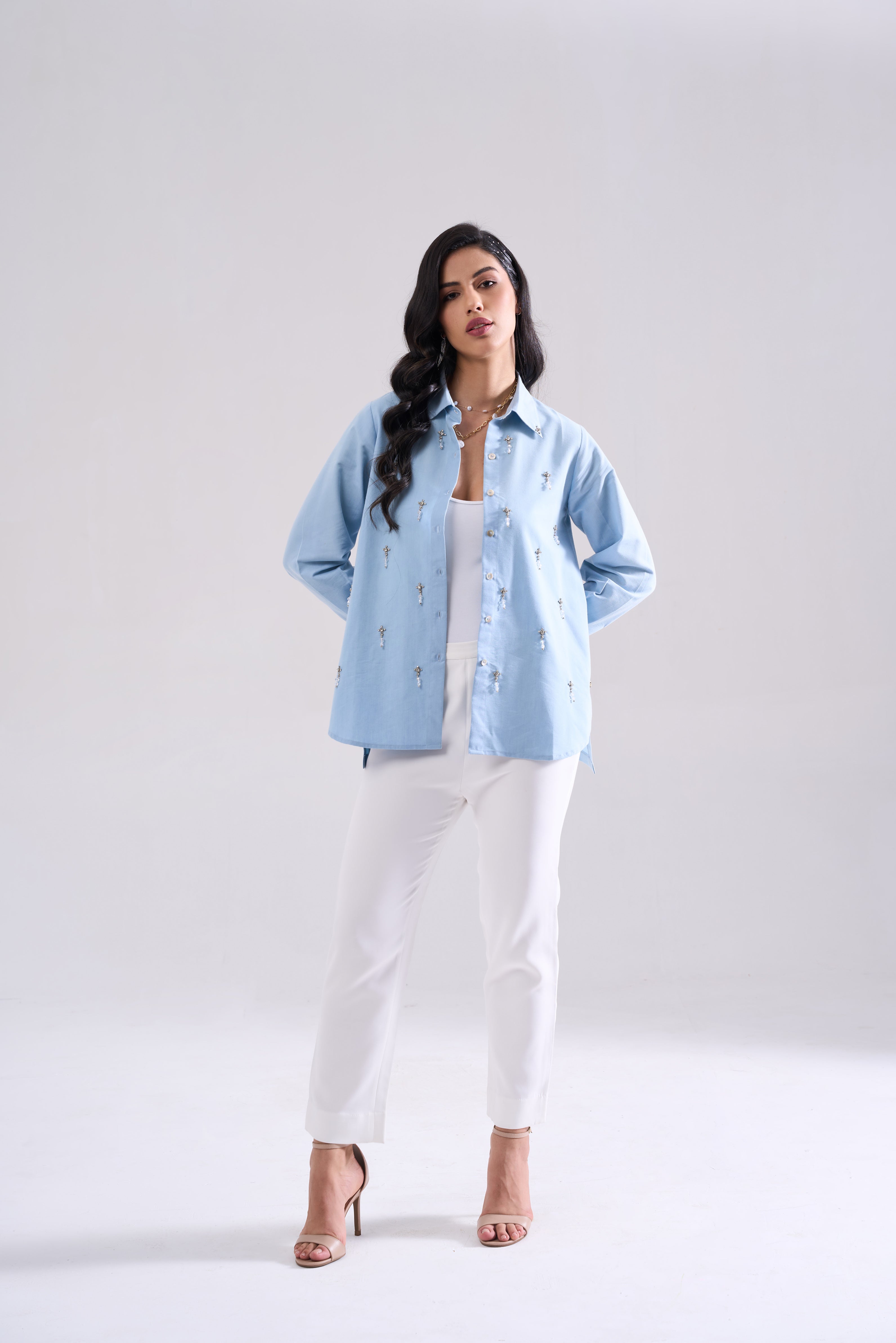 STELLA SEQUINED SHIRT