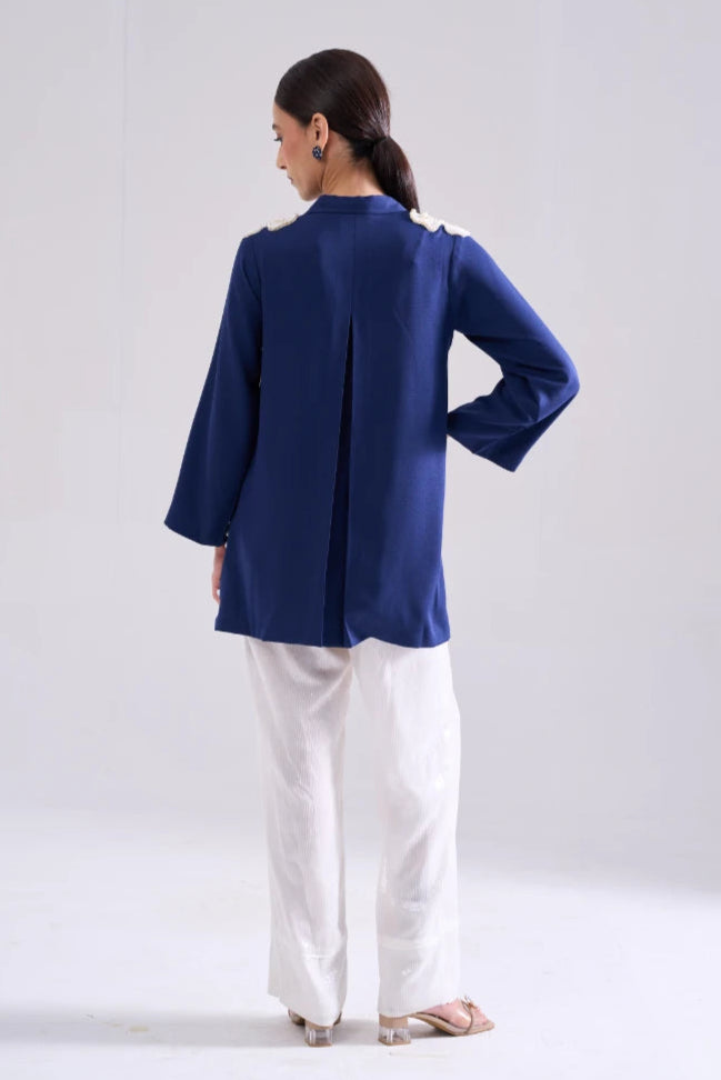 JEWEL PEARL HANDWORK SHIRT