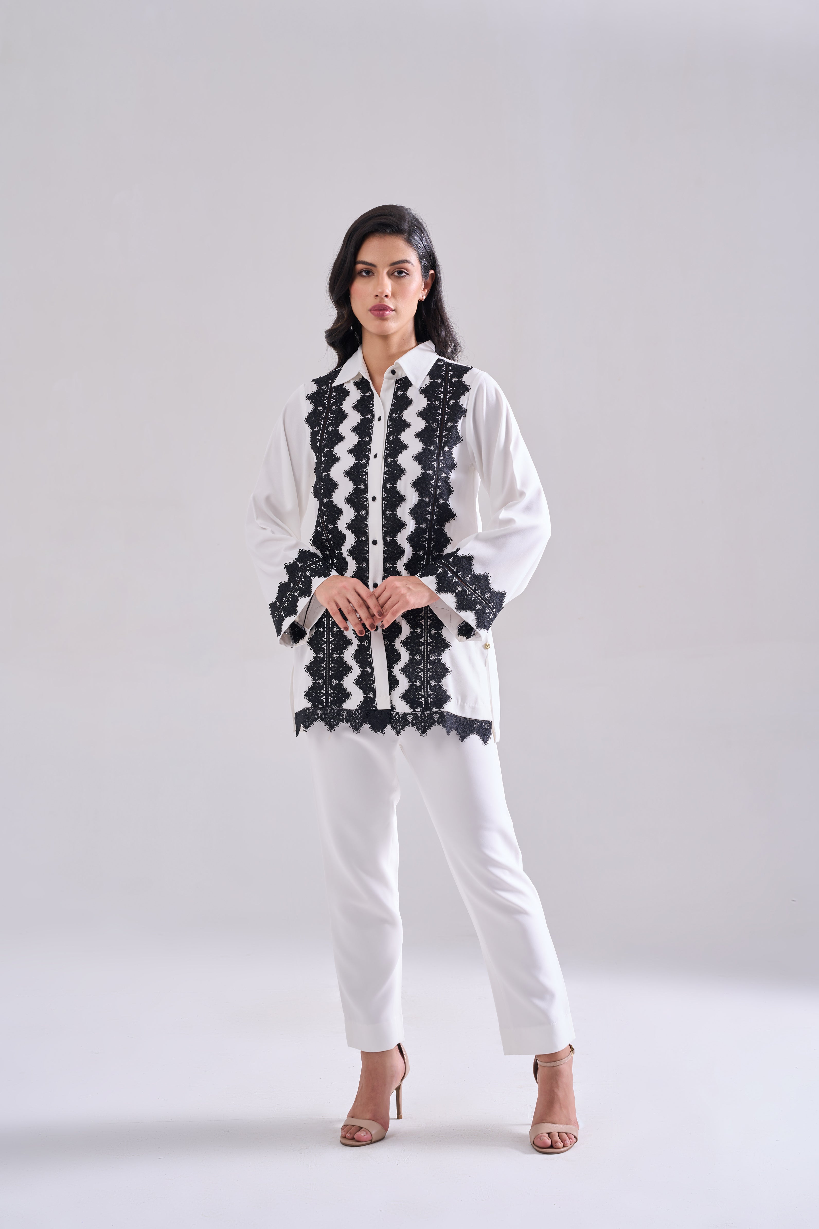 EVEN FORMAL LACE SHIRT