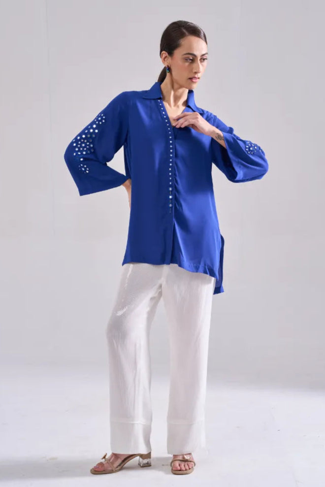 BRUNETTE MIRRORWORK SHIRT