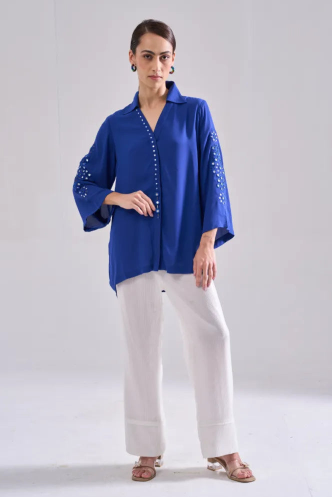 BRUNETTE MIRRORWORK SHIRT