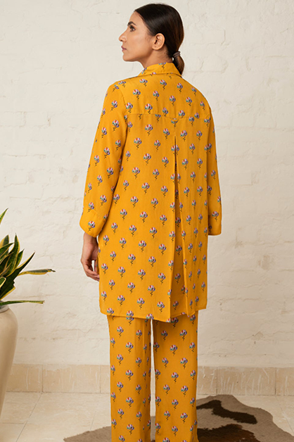 Tassle Blossom printed tunic set