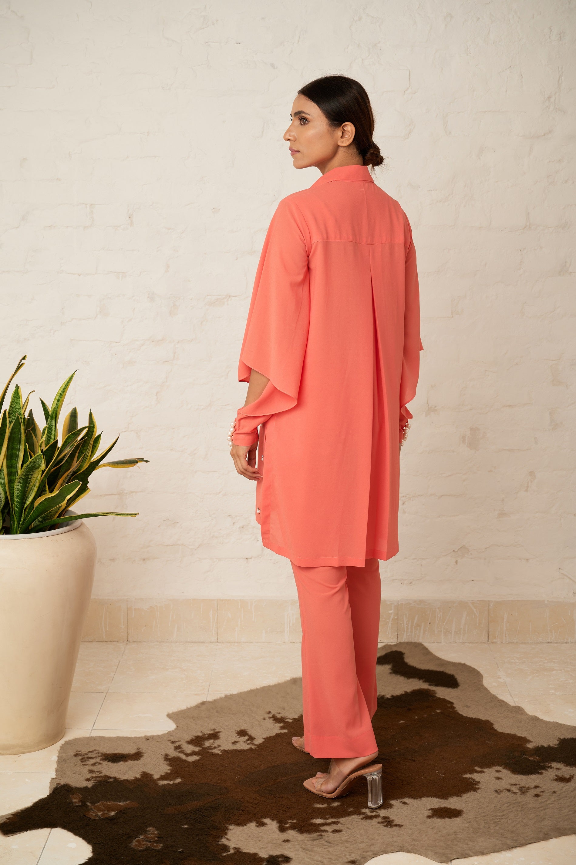 Right angle sequined co-ord