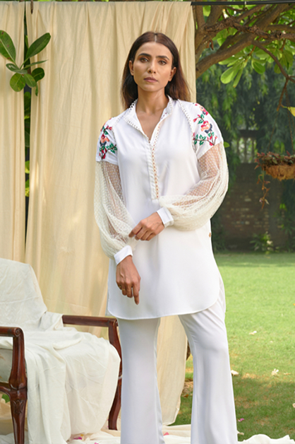 Mirror work shirt for women — the craft behind the shine | Haus of Handmade