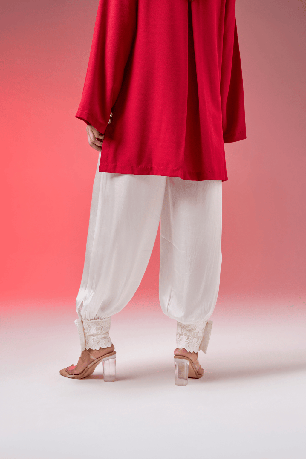 HAREM WHITE PANTS