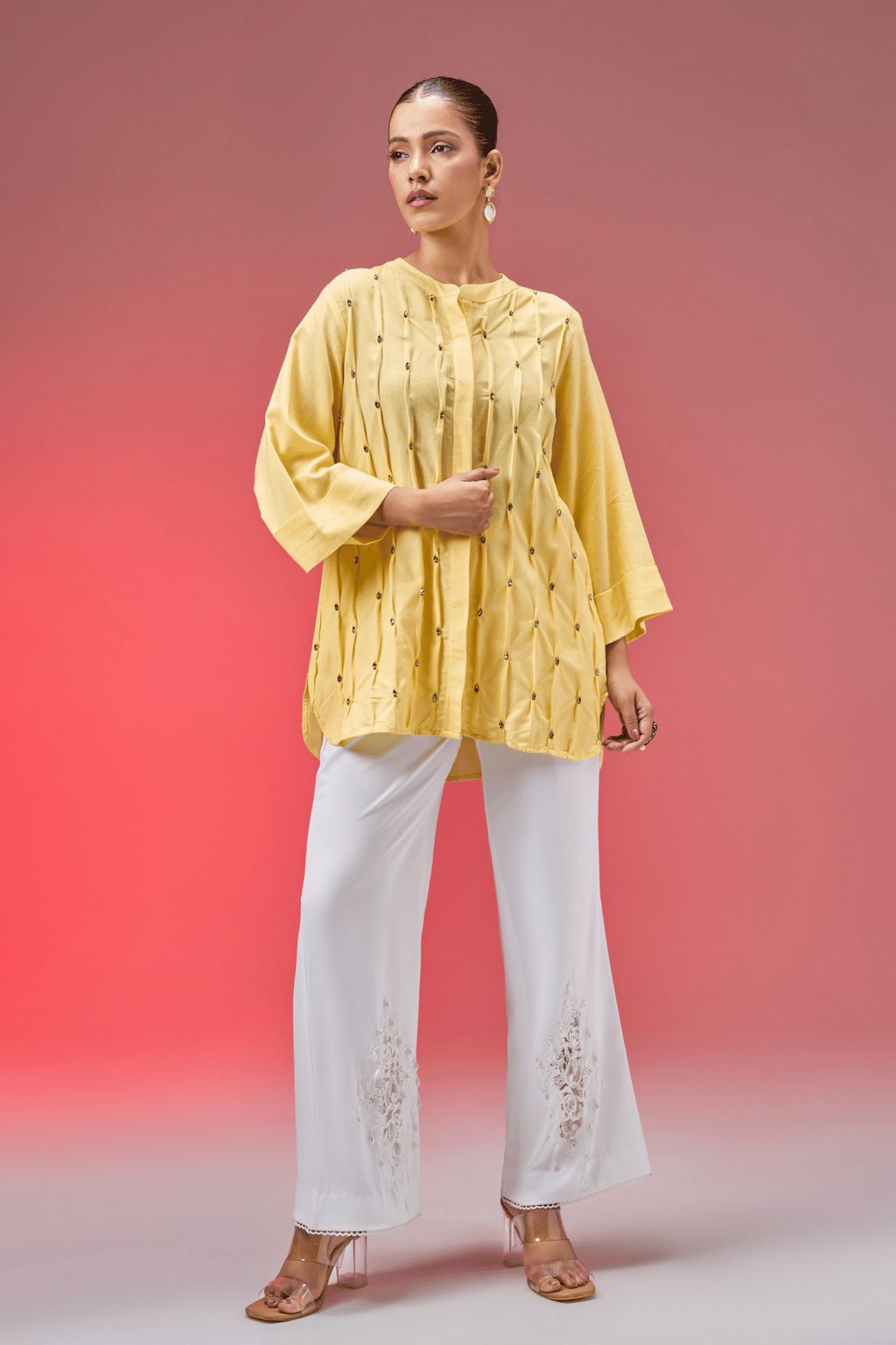 YELLOW FIREFLY LINEN SHRT