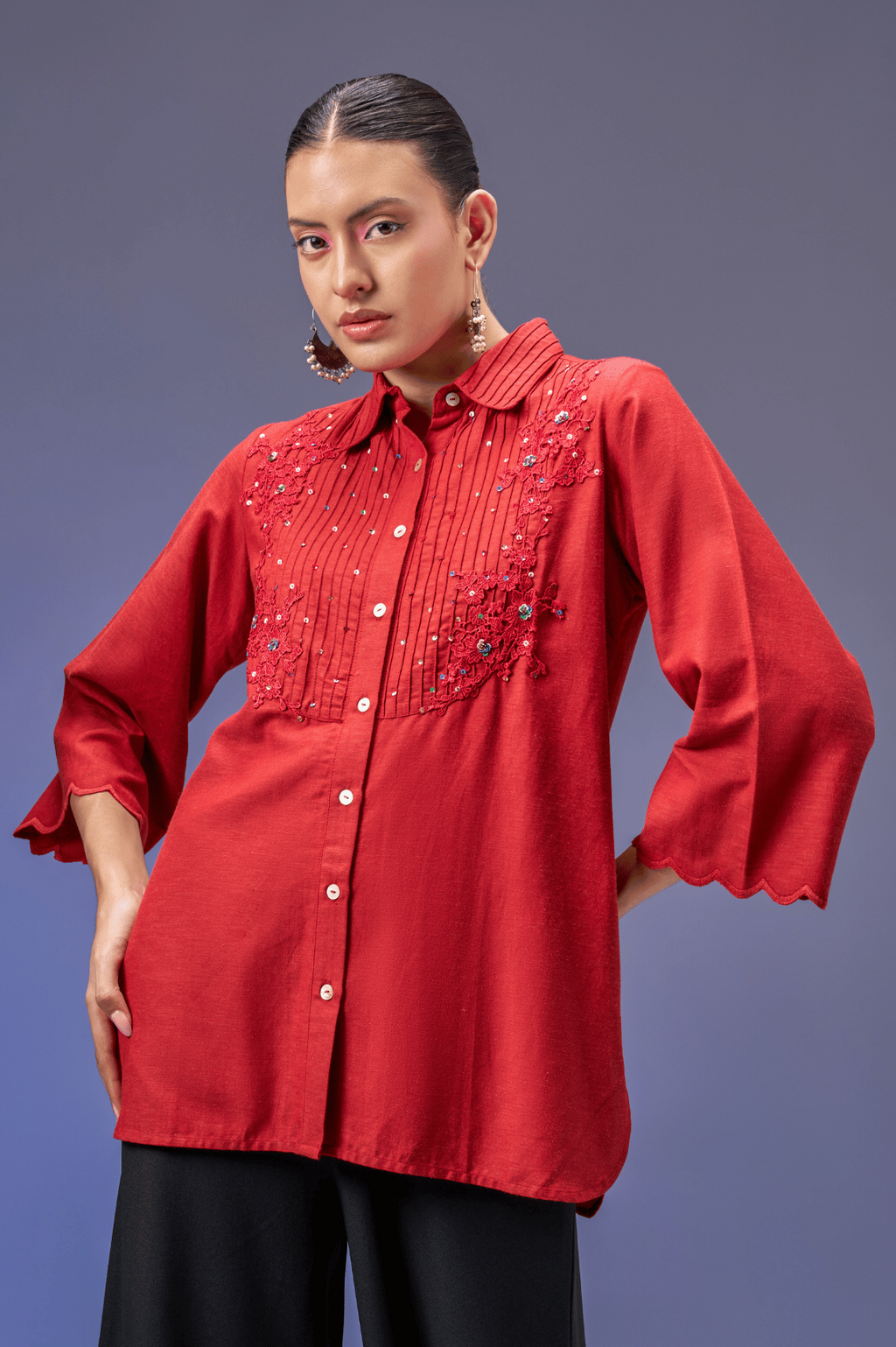 YOKE LINEN SHIRT