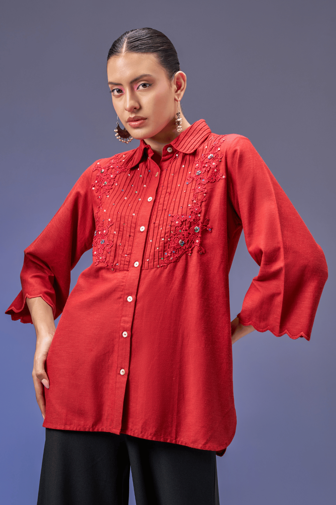 YOKE LINEN SHIRT