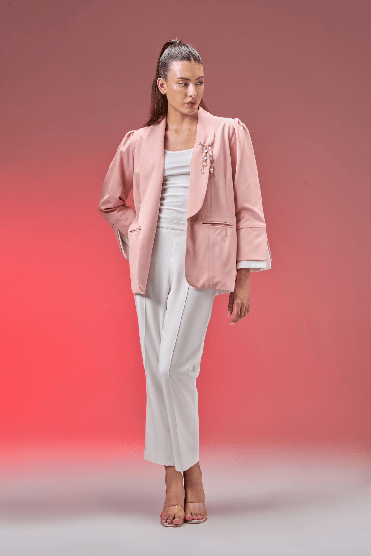 OFF THE CUFF PINK JACKET