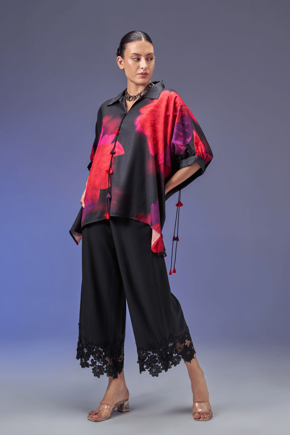 FADEFLOWER KAFTAN TOP