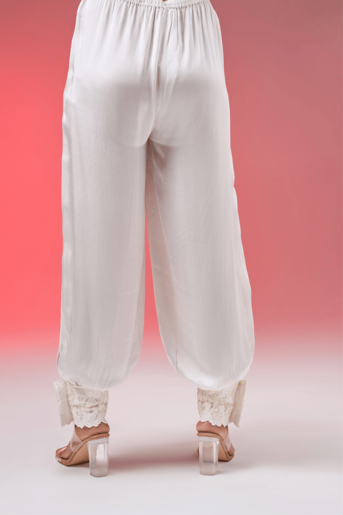 HAREM WHITE PANTS