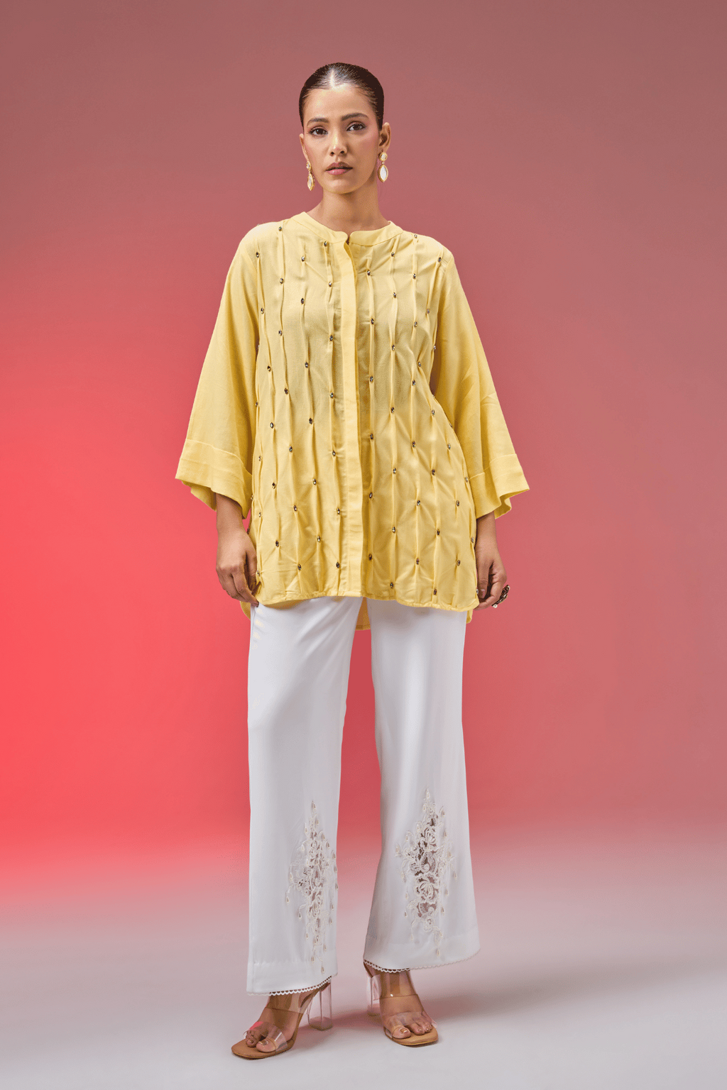 YELLOW FIREFLY LINEN SHRT