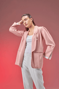 OFF THE CUFF PINK JACKET