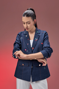 BEAD DENIM JACKET