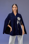 TULIP VELVET CAPE